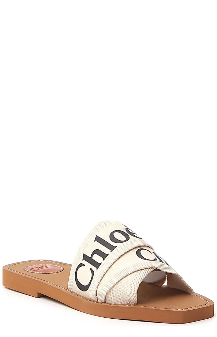 Chloe o1loc1c1024 Woody Slides in White Size US 8 / IT 38 - 4 Thumbnail