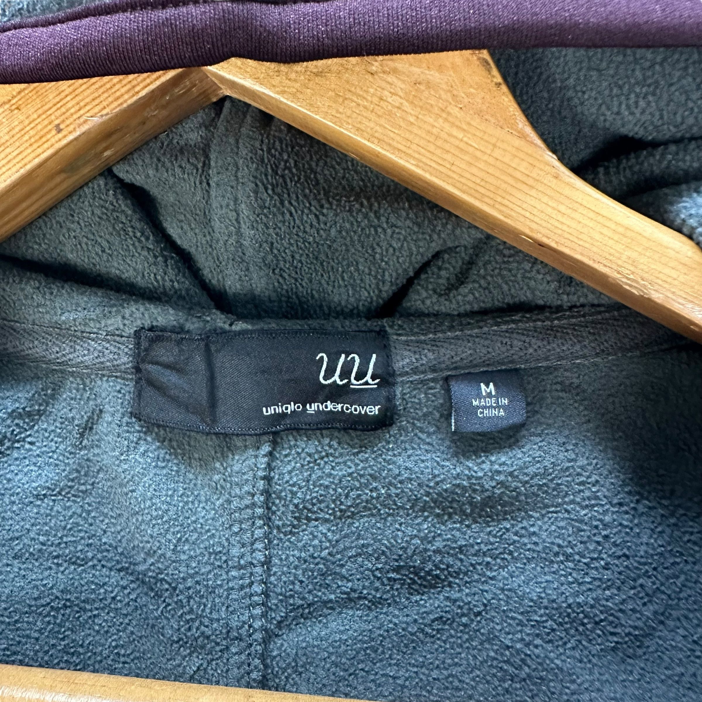GU × Undercover UU UNIQLO UNDERCOVER ZIPPER FLEECE HOODIES #8950-041 Size US M / EU 48-50 / 2 - 6 Thumbnail