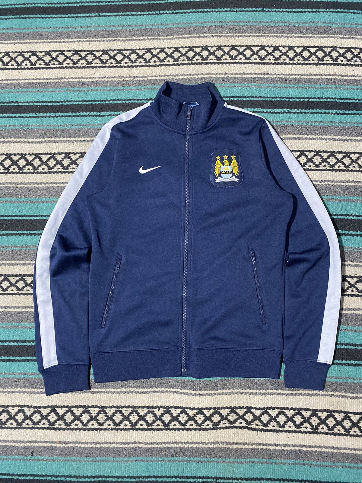 Nike Nike Manchester City Tracktop Size US S / EU 44-46 / 1 - 1 Thumbnail