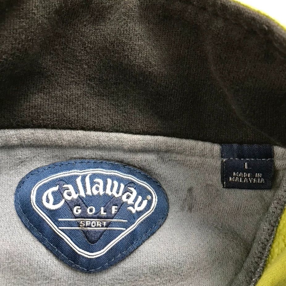 Callaway VINTAGE Callaway Golf Sweatshirt Mens Large Green 90s 1/4 Zip Fleece Embroidered Logo Zipper Shirt Men Green 90s Size US L / EU 52-54 / 3 - 4 Thumbnail