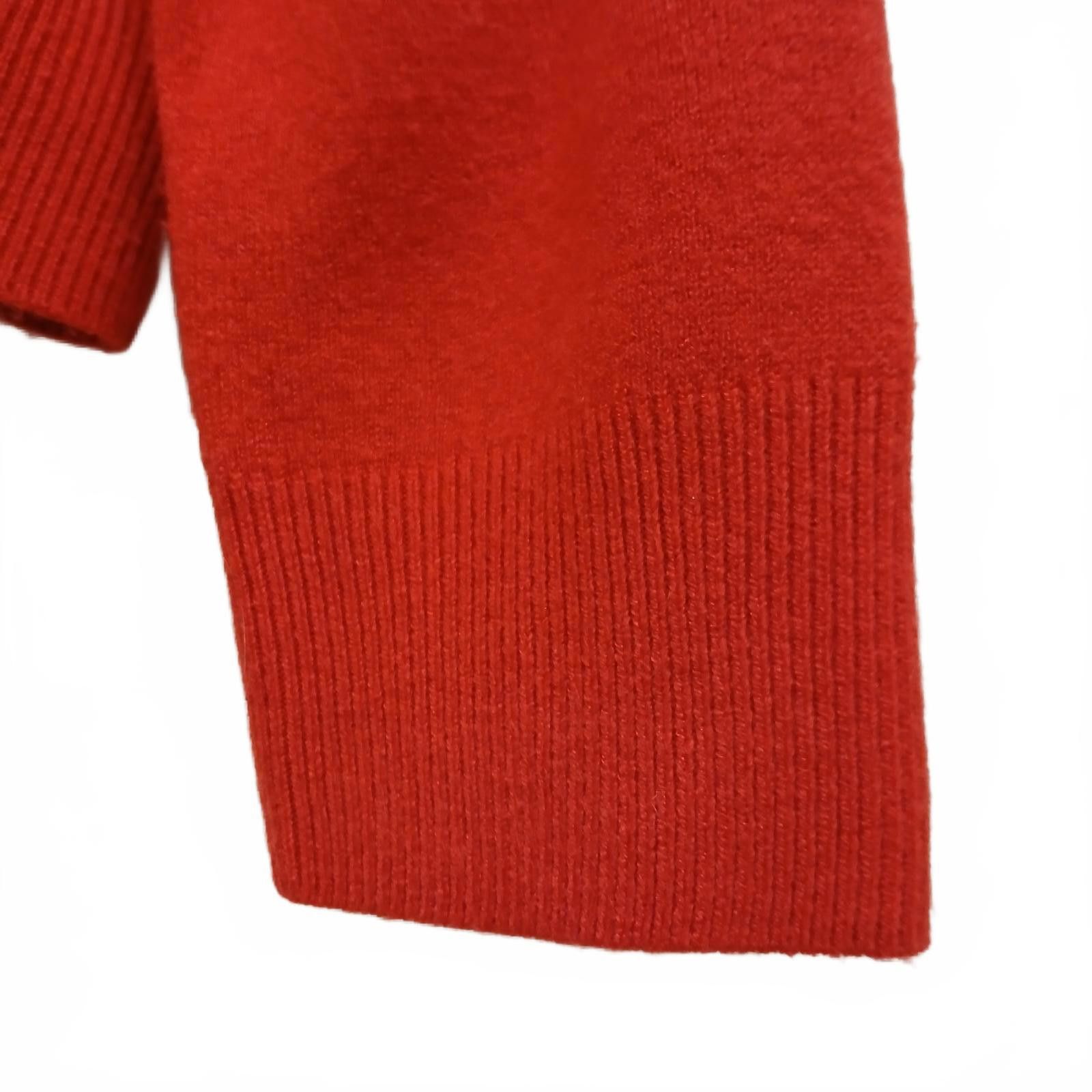 Designer Red Knit Sweater Sag Harbor Women's Extra Large Size XL / US 12-14 / IT 48-50 - 8 Thumbnail