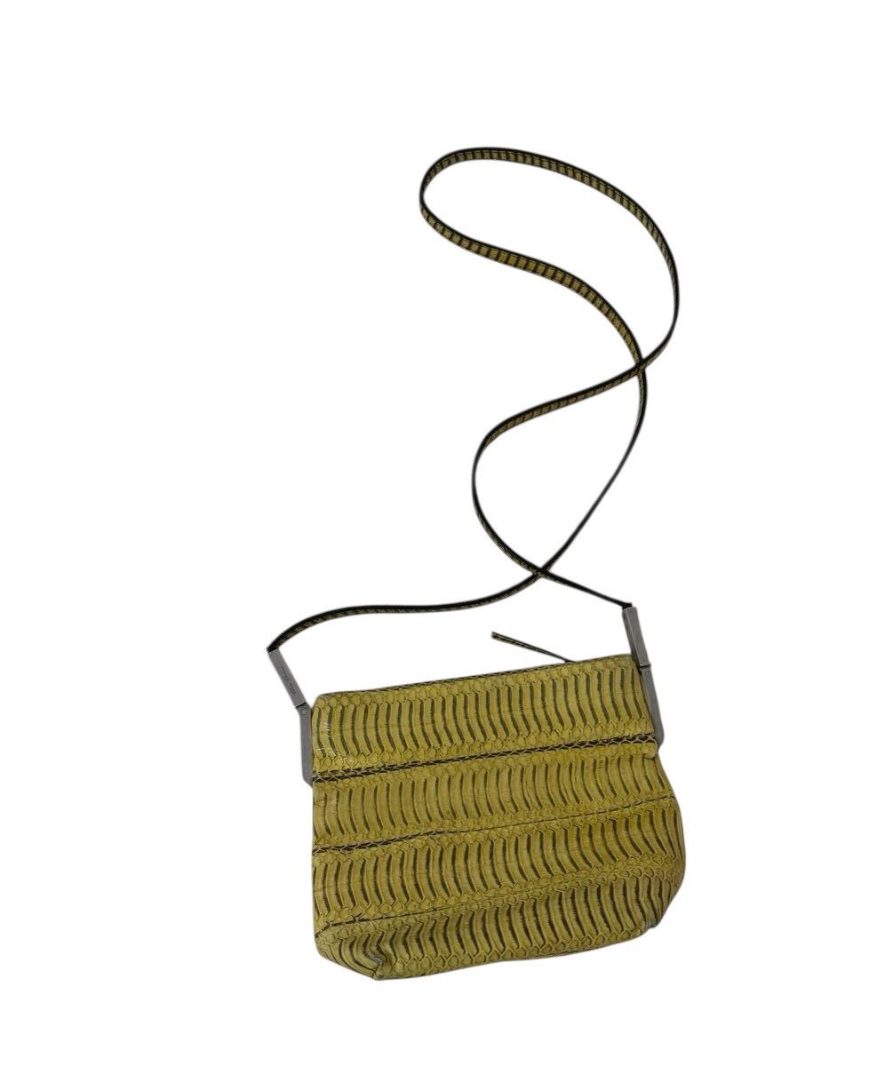 Rick Owens SS18 Yellow Snakeskin Bag Size ONE SIZE - 1 Thumbnail