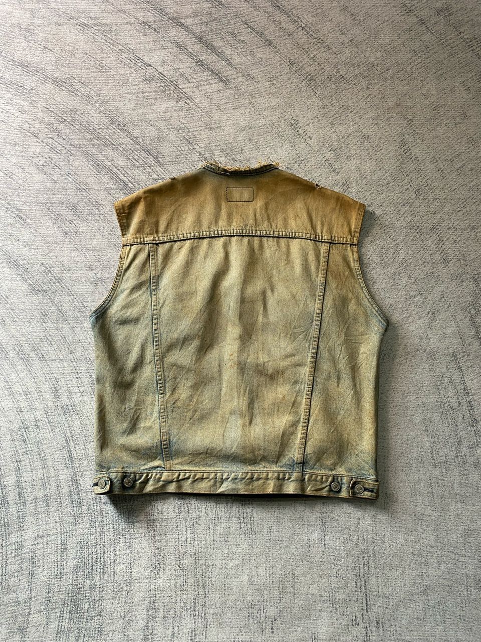Levi's × Vintage Vintage Levis Distressed Denim Vest Jacket Size US M / EU 48-50 / 2 - 17 Thumbnail