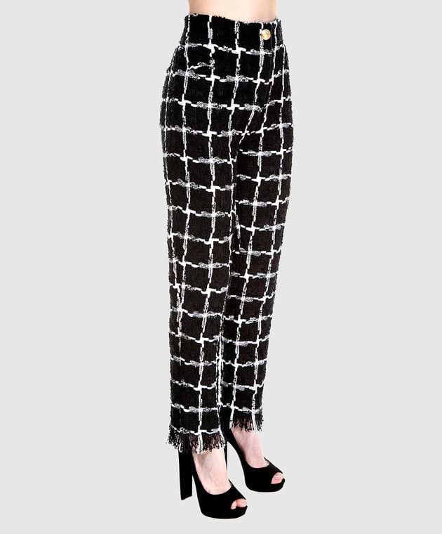 Balmain Balmain Checked Bouclé-Tweed Pants FR38 Size 27" / US 4 / IT 40 - 4 Thumbnail