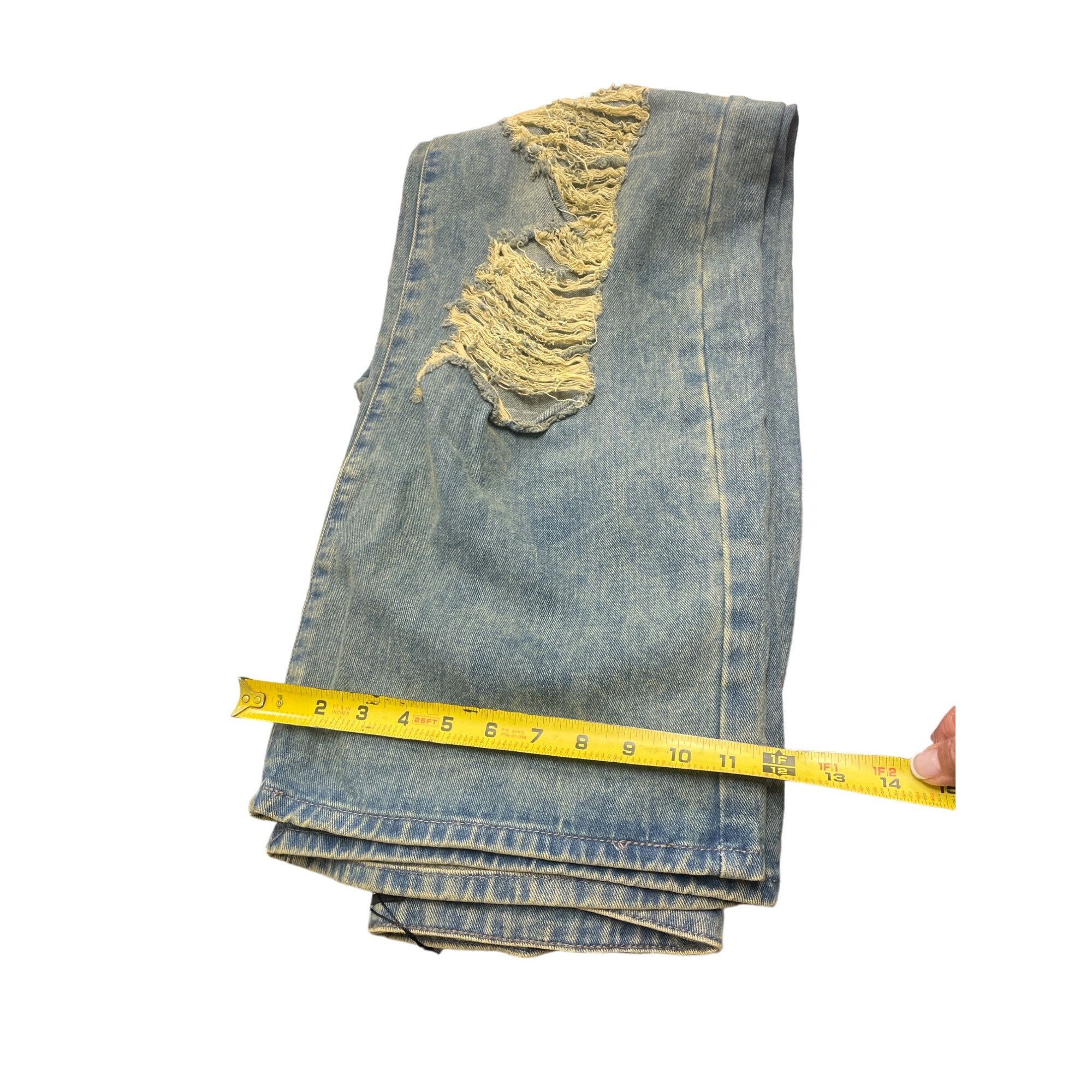 PrettyLittleThing Pretty Little Thing Oversized Women's Jeans Ripped size 8 SK Size 30" / US 8 / IT 44 - 5 Thumbnail