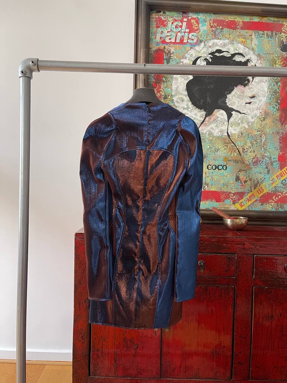 Mugler Mugler Mix Long Sleeve Mini Dress Size S / US 4 / IT 40 - 5 Thumbnail