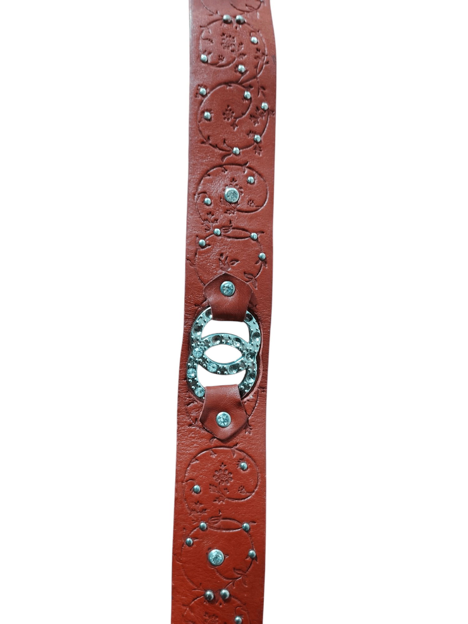 If Six Was Nine Japanese Leather Belt Size ONE SIZE - 7 Thumbnail