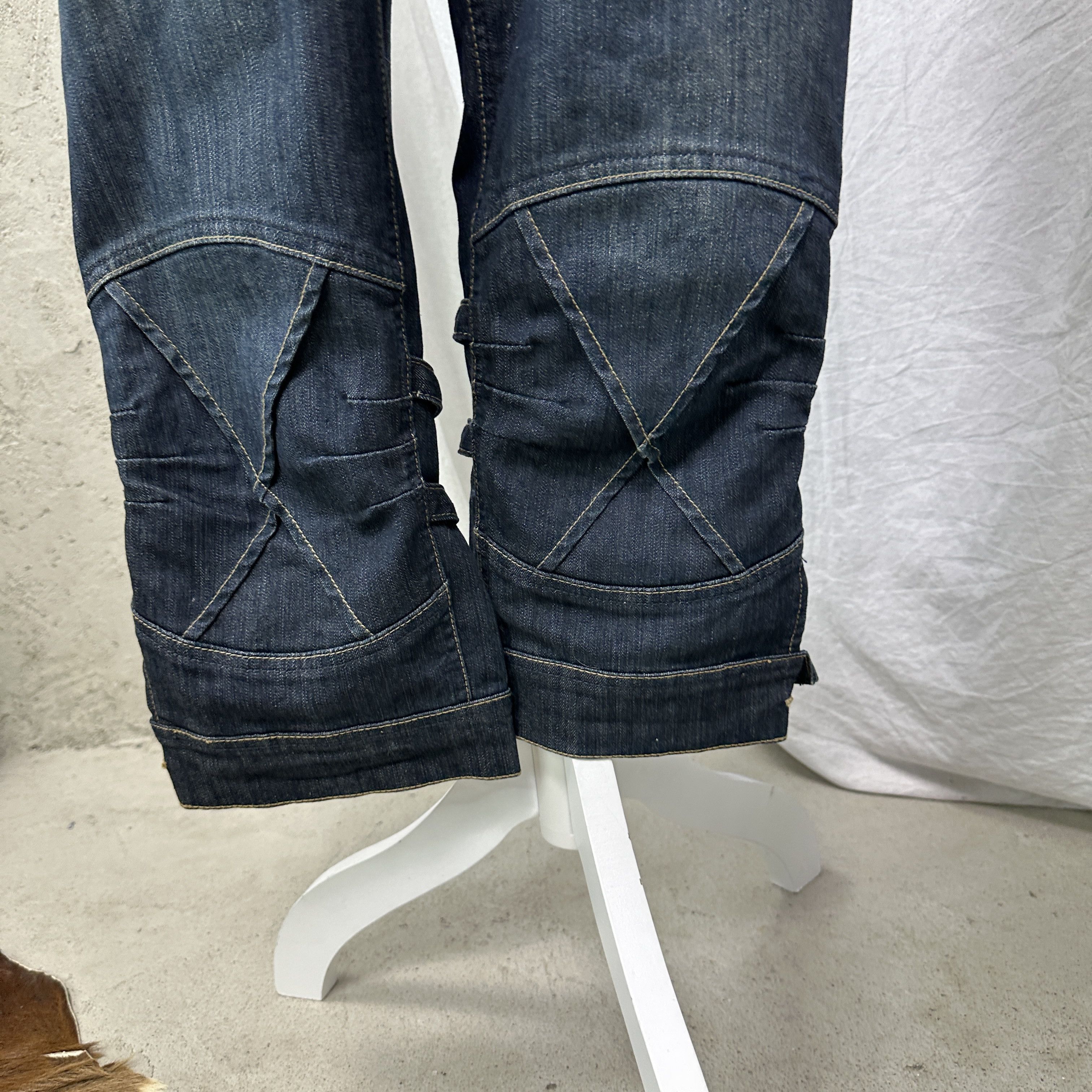Vintage Vintage Denim Preppy Old Money 3/4 Bondage Jeans Pants Size 27" / US 4 / IT 40 - 7 Thumbnail