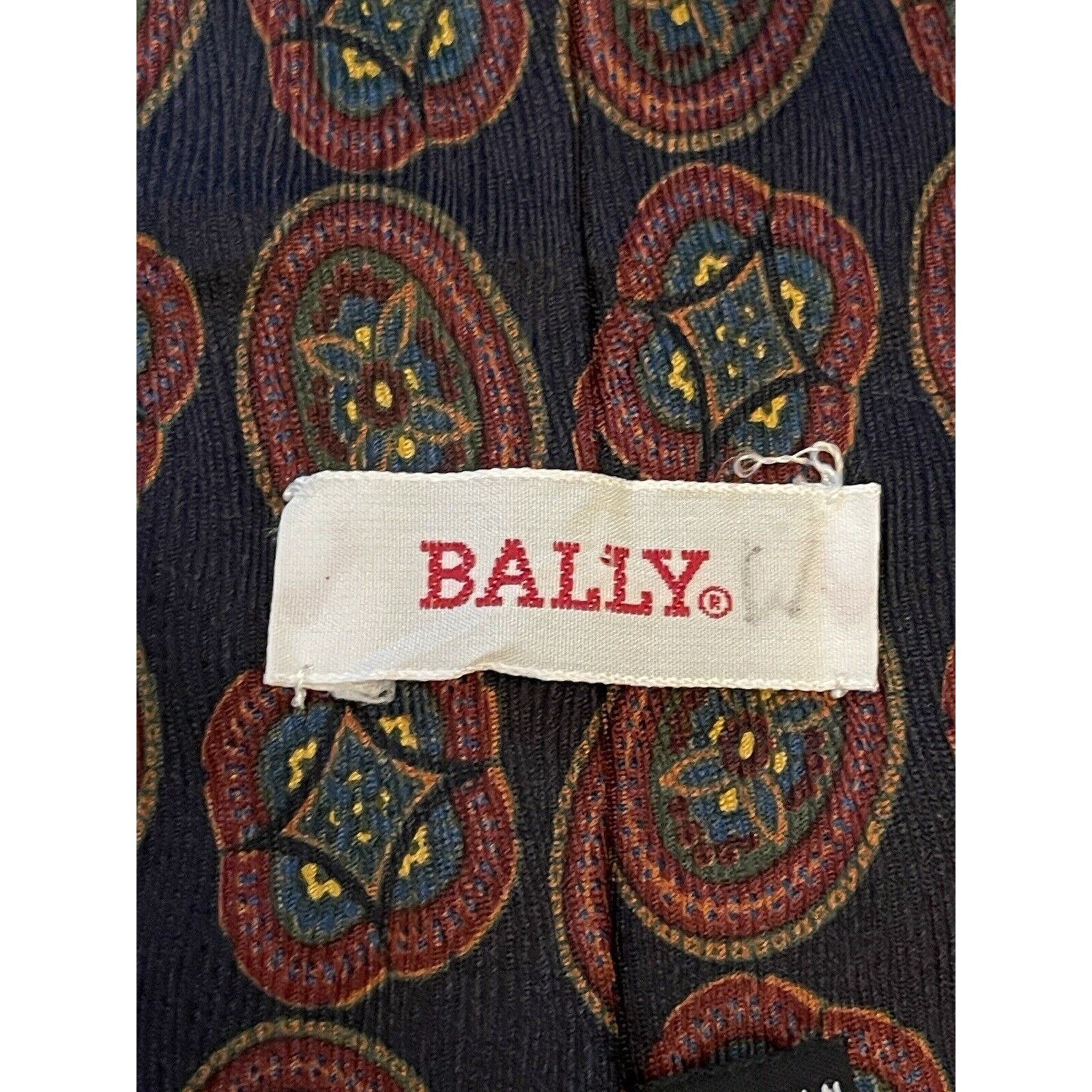 Bally Vintage Bally 100% Silk Men’s Neck Tie Made In Spain Size ONE SIZE - 8 Thumbnail