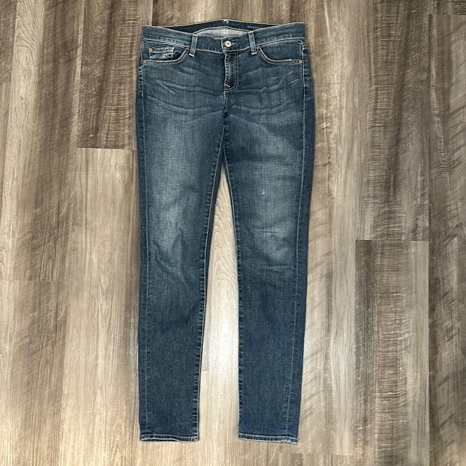 7 For All Mankind 7 For All Mankind Roxanne Relaxed Skinny Jeans - 29 Size 29" - 1 Thumbnail