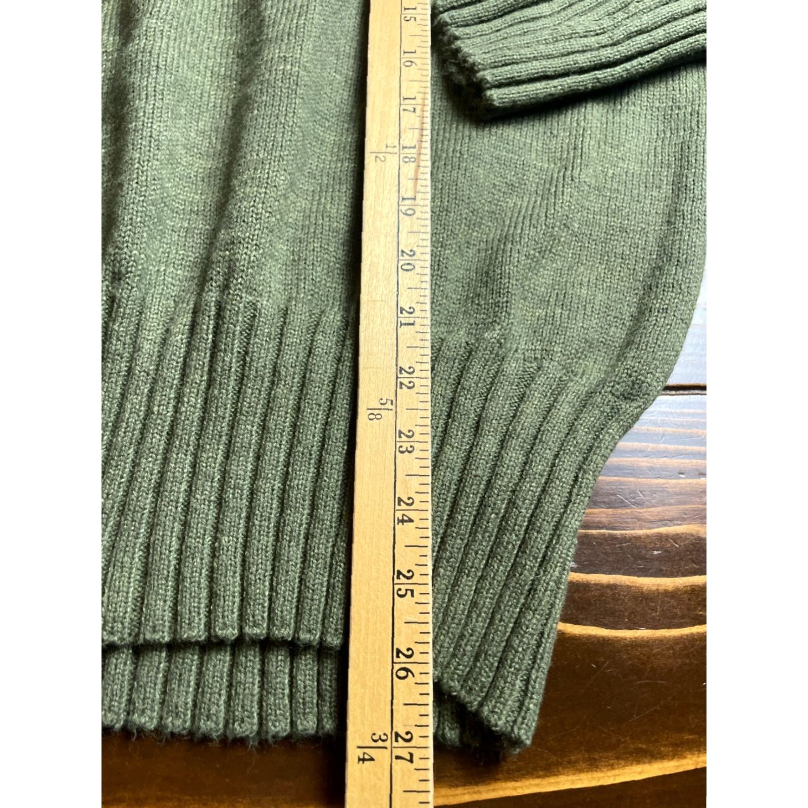 Vintage A New Day Sweater Womens Size M Green Pullover Turtleneck Long Sleeve Casual Winter Size M / US 6-8 / IT 42-44 - 5 Thumbnail