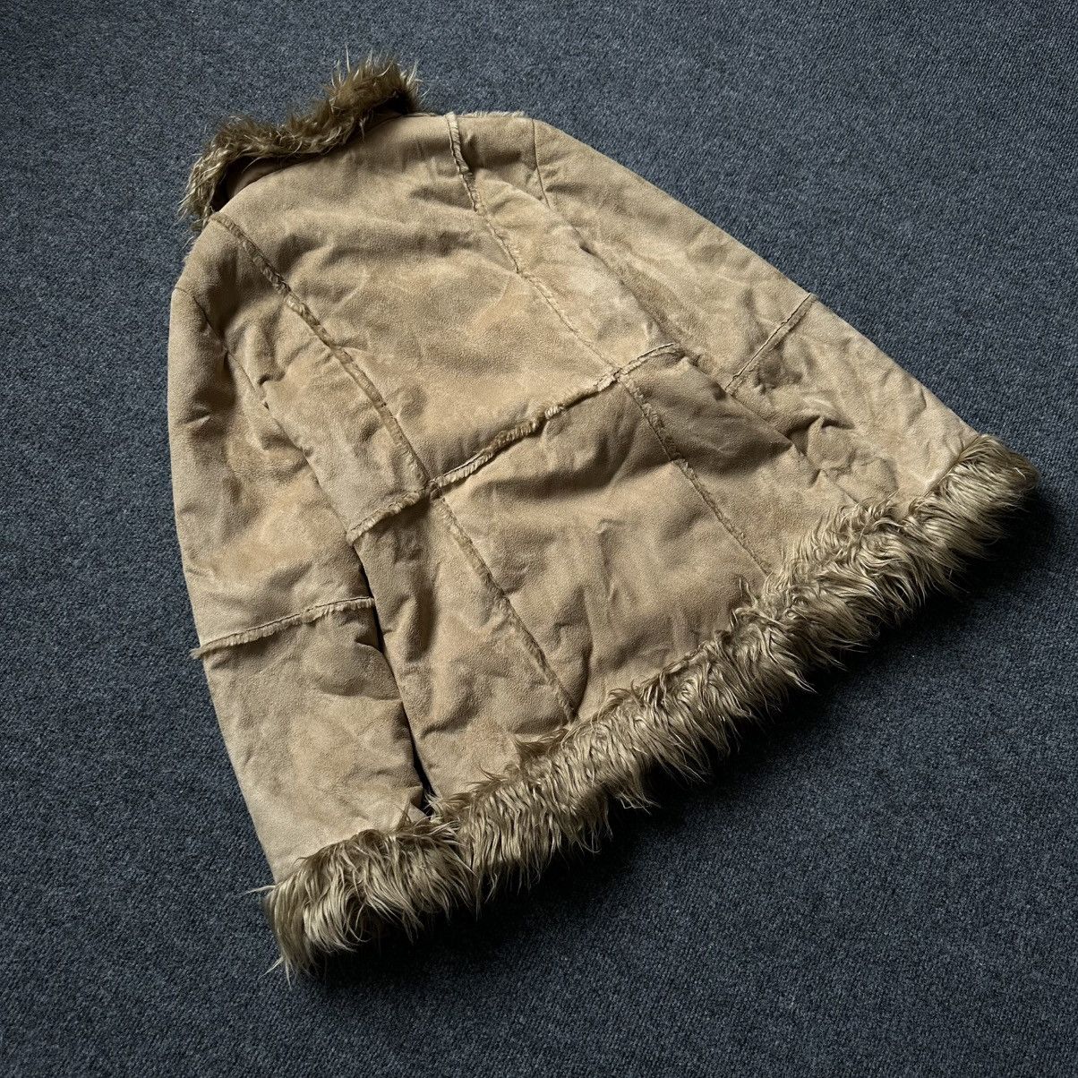 Japanese Brand VTG Japanese Style Women’s Sheepskin Coat Winter Jacket Size M / US 6-8 / IT 42-44 - 5 Thumbnail