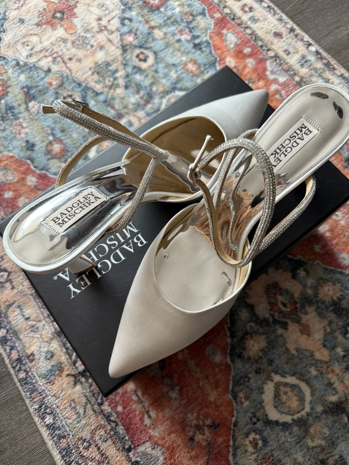 Badgley Mischka Badgley Mischka Kamilah Heels Size US 9.5 / IT 39.5 - 1 Thumbnail
