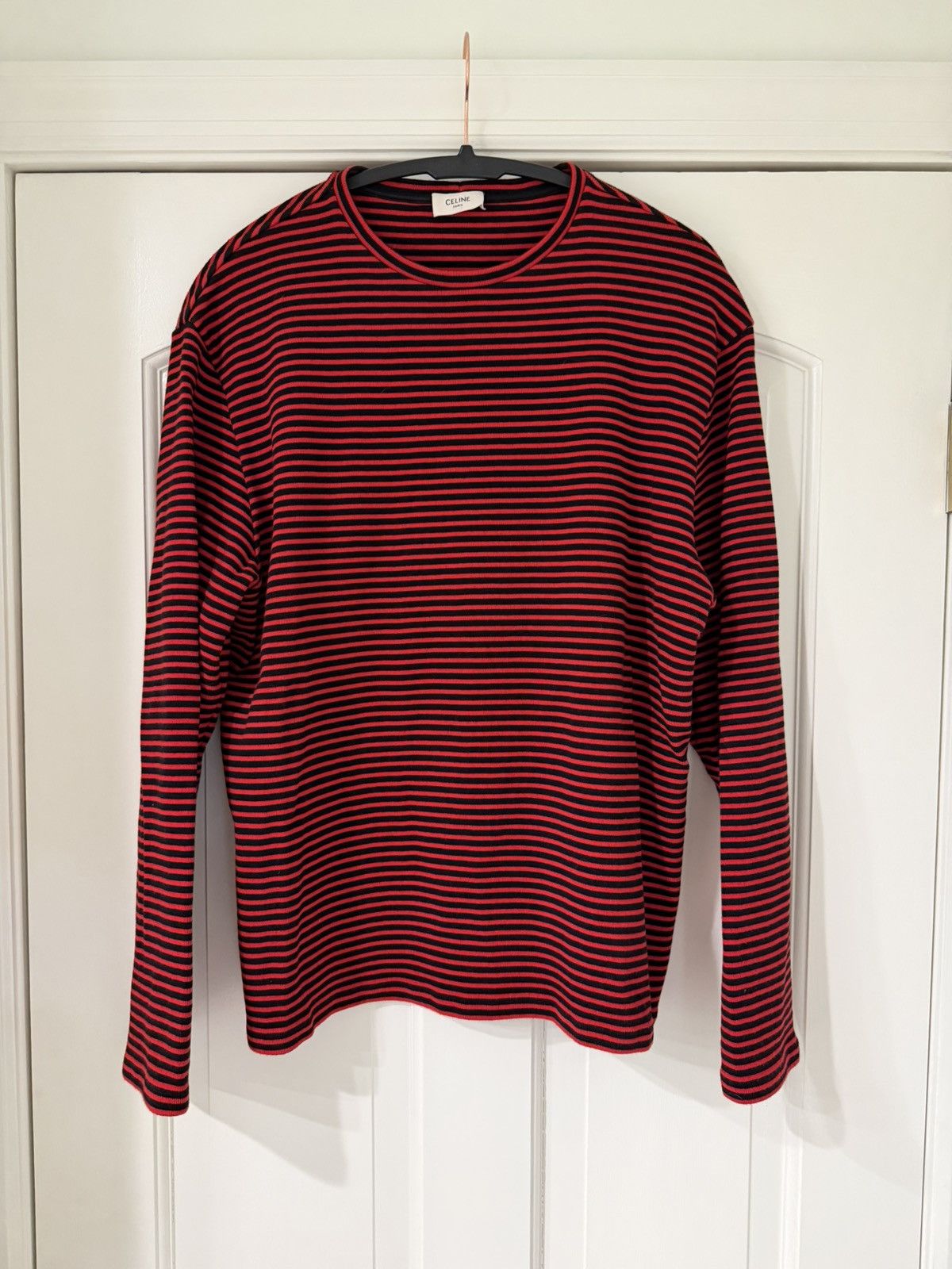 Celine SS21 ‘Dancing Kid’ Striped Long Sleeve T-Shirt