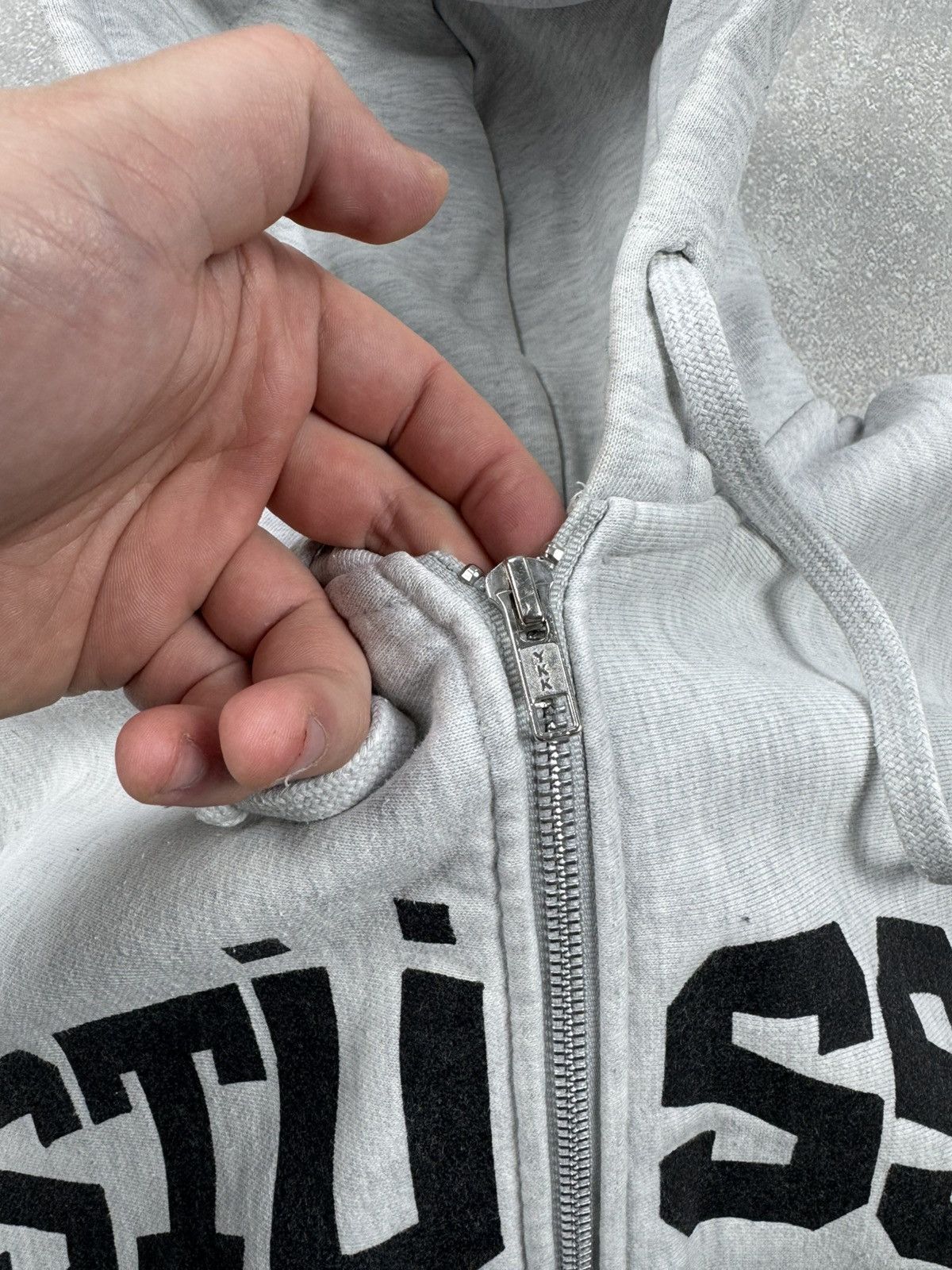 Stussy Vintage Stussy Zip Hoodie Block Sport Big Logo Skate Y2K Size US S / EU 44-46 / 1 - 7 Thumbnail