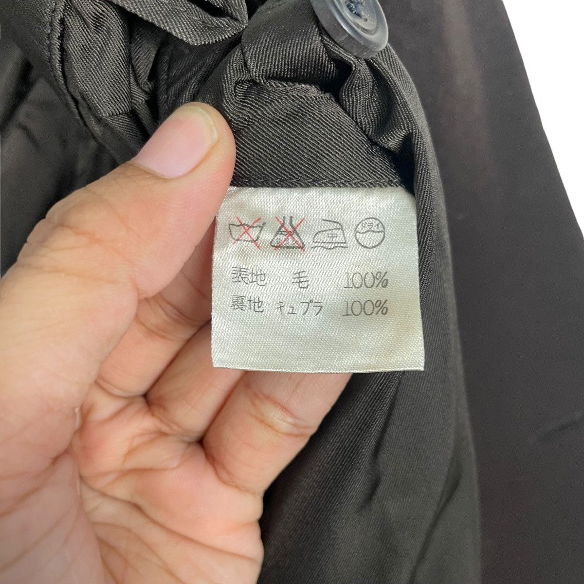 Issey Miyake Vintage 80s Issey Miyake Double Breasted Wool Overcoat Size US M / EU 48-50 / 2 - 17 Thumbnail