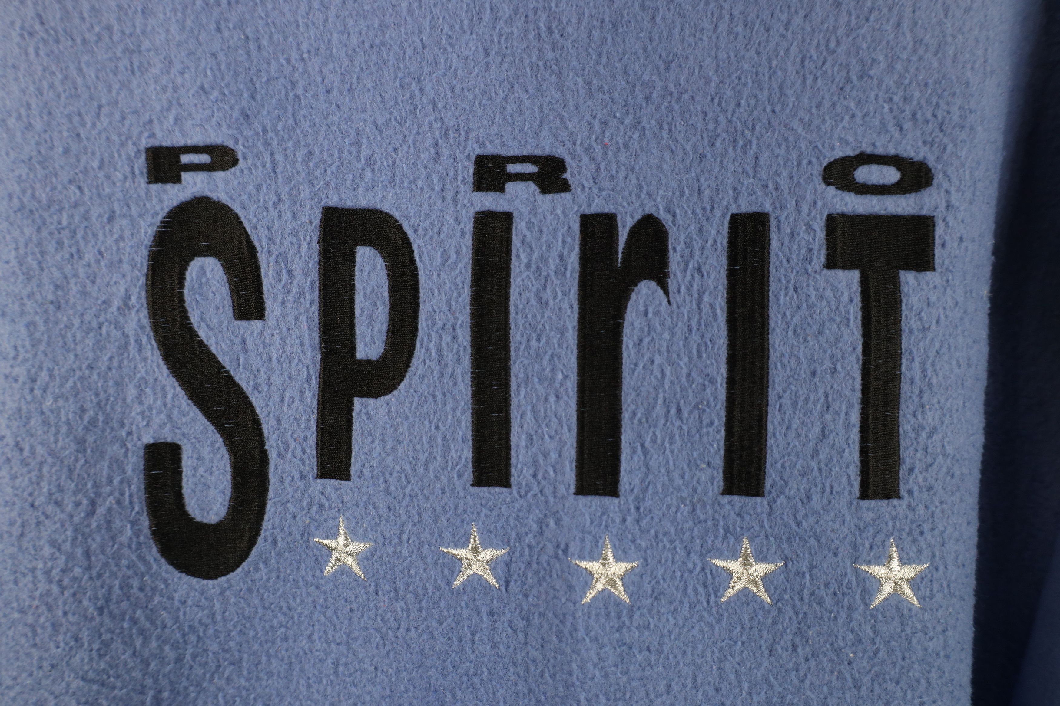Vintage Vintage 90s Pro Spirit Babydoll Fleece Mock Neck Sweater Size M / US 6-8 / IT 42-44 - 5 Thumbnail