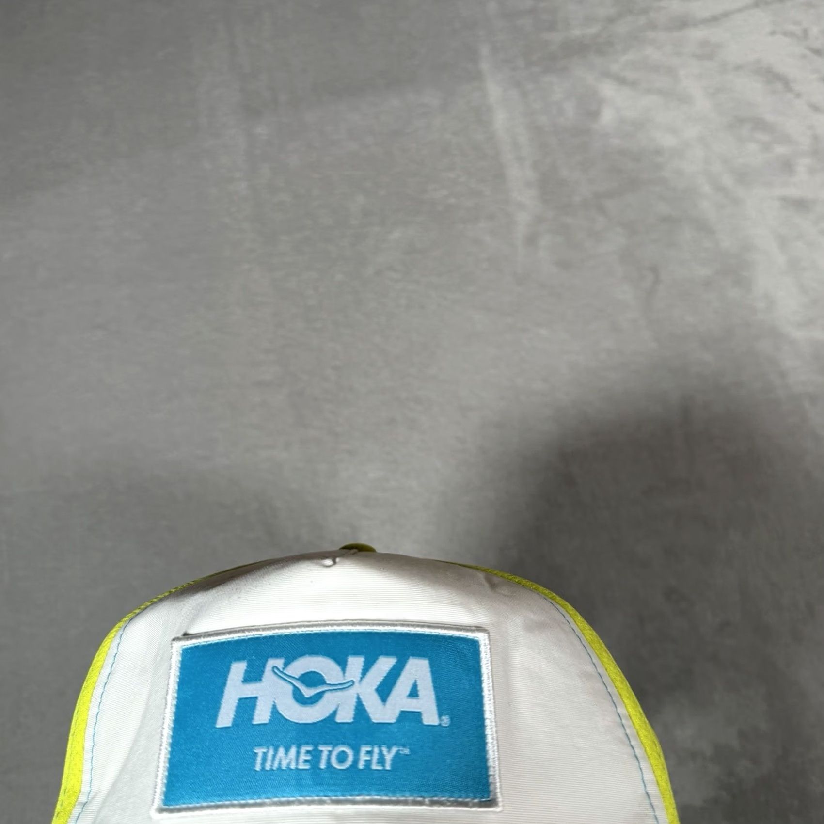Vintage Hoka Hat Cap Mens One Size Yellow Adjustable Strapback Nylon Solid Baseball Cap Time to Fly Outdoor Beach Size ONE SIZE - 3 Thumbnail