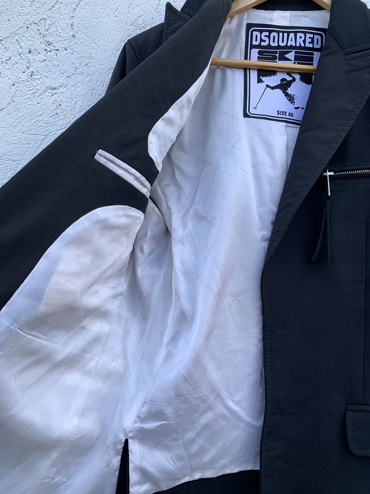 Dsquared2 Hybrid Moto Blazer Size 46R - 8 Thumbnail