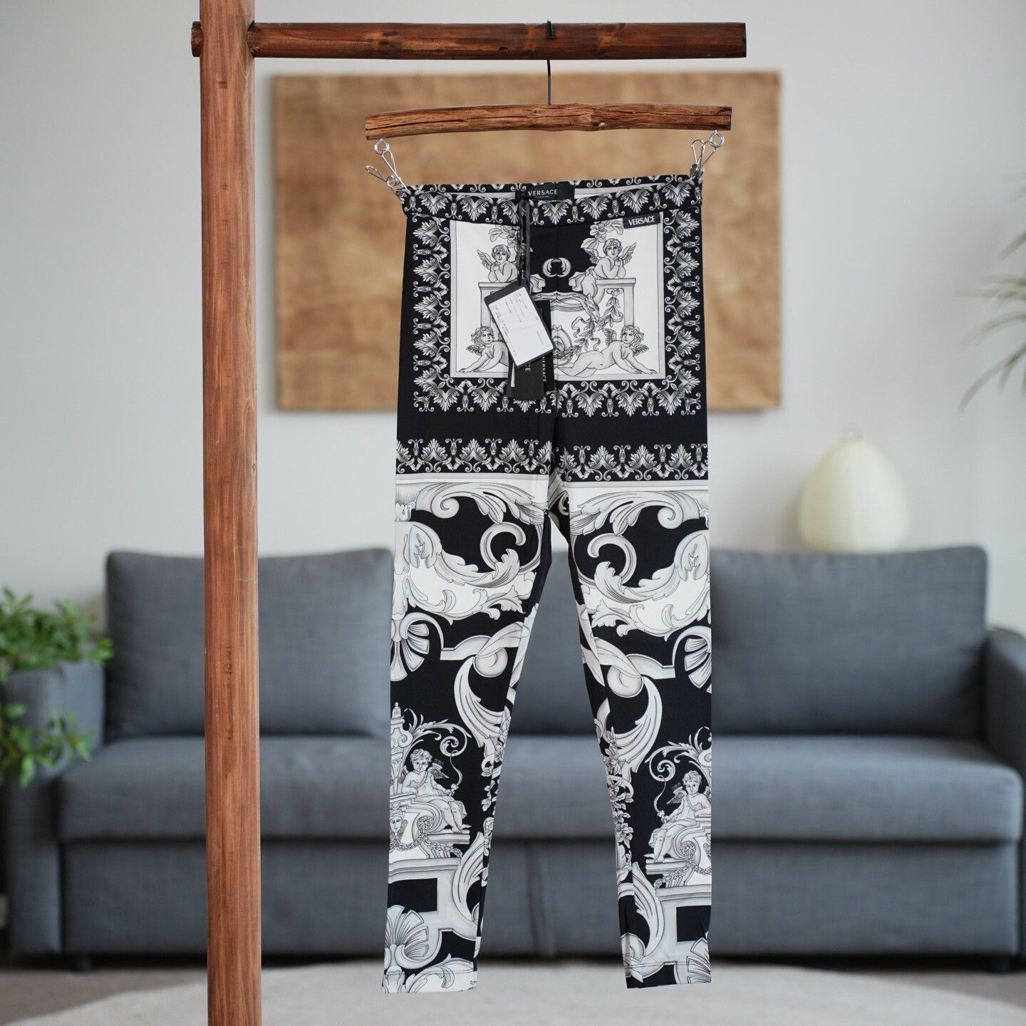 Versace Versace Black Pants 40 Women Size 40" / US 18 - 1 Thumbnail