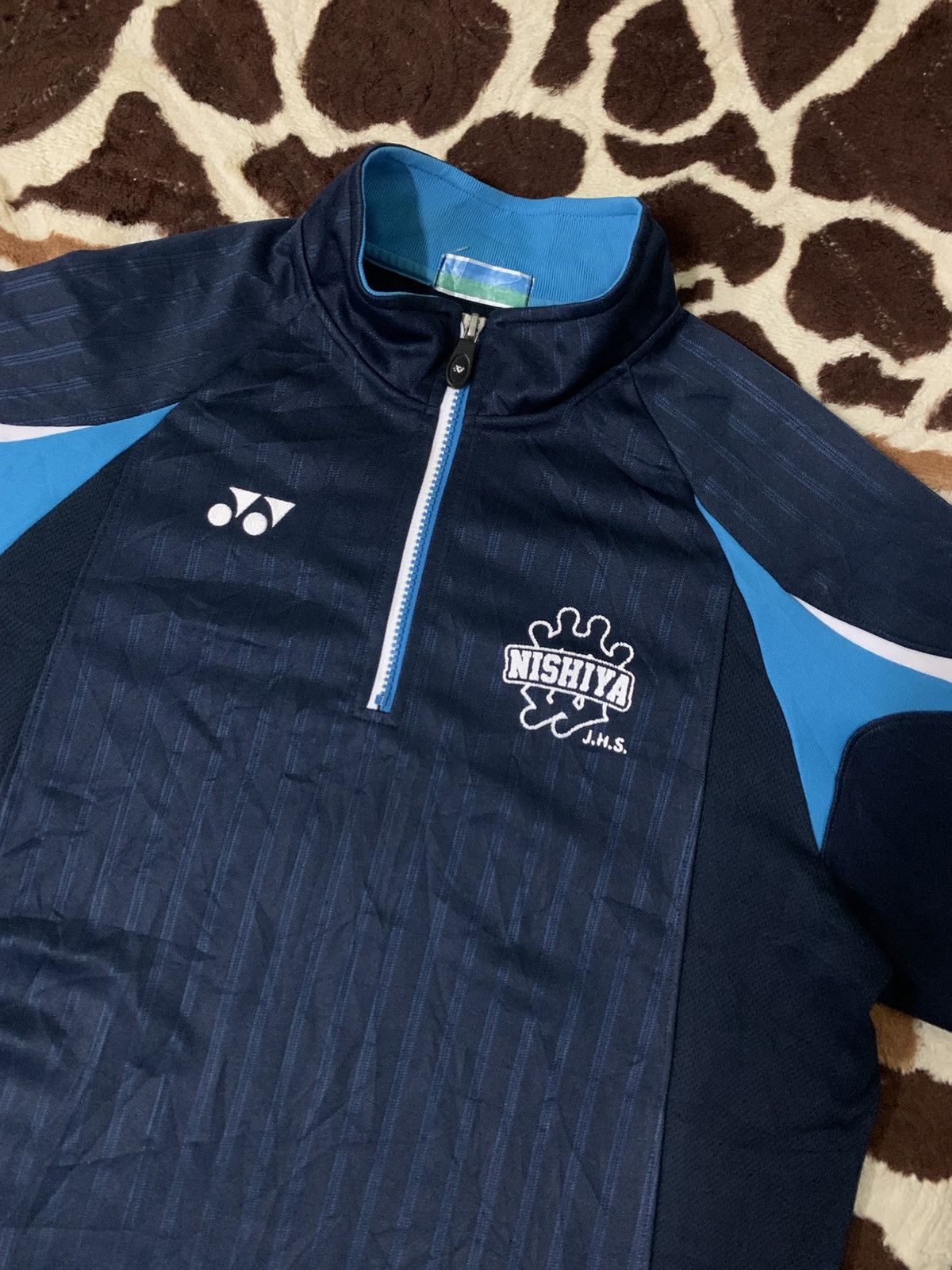 Japanese Brand LASTDROP#Vintage Yonex HalfZip Training Jacket Made In Japan Size US M / EU 48-50 / 2 - 7 Thumbnail