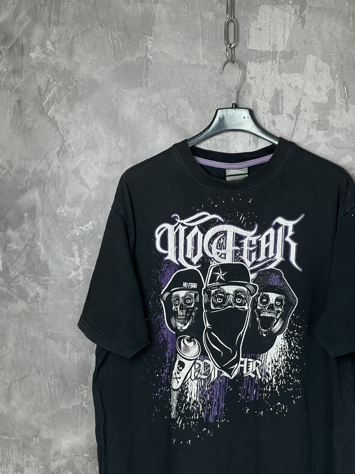 No Fear × Vintage Vintage No Fear Skate Y2K Big Logo T-shirt Streetwear Size L Size US L / EU 52-54 / 3 - 3 Thumbnail