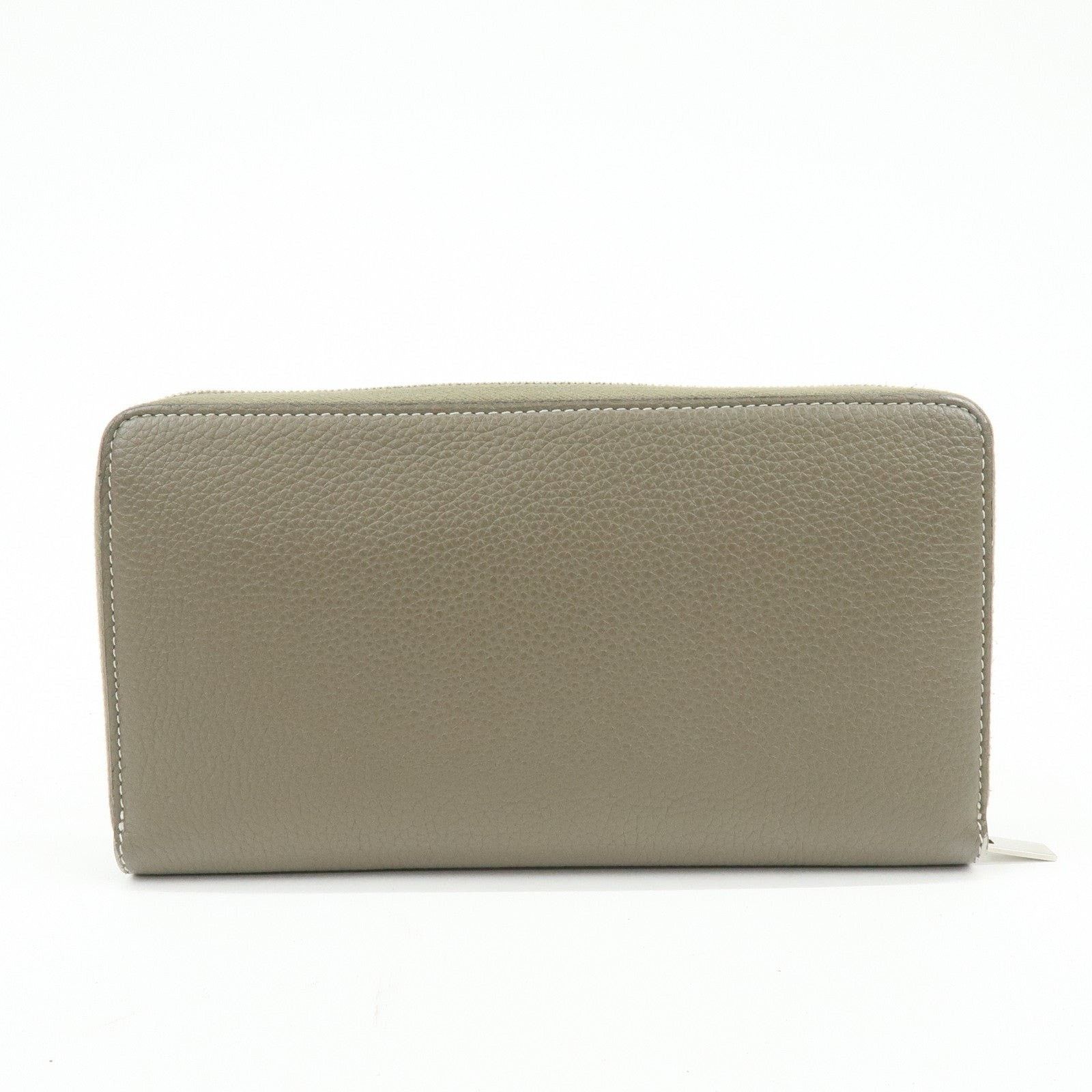 Celine Celine Zippy Long Wallet Calfskin Gray Size ONE SIZE - 2 Thumbnail