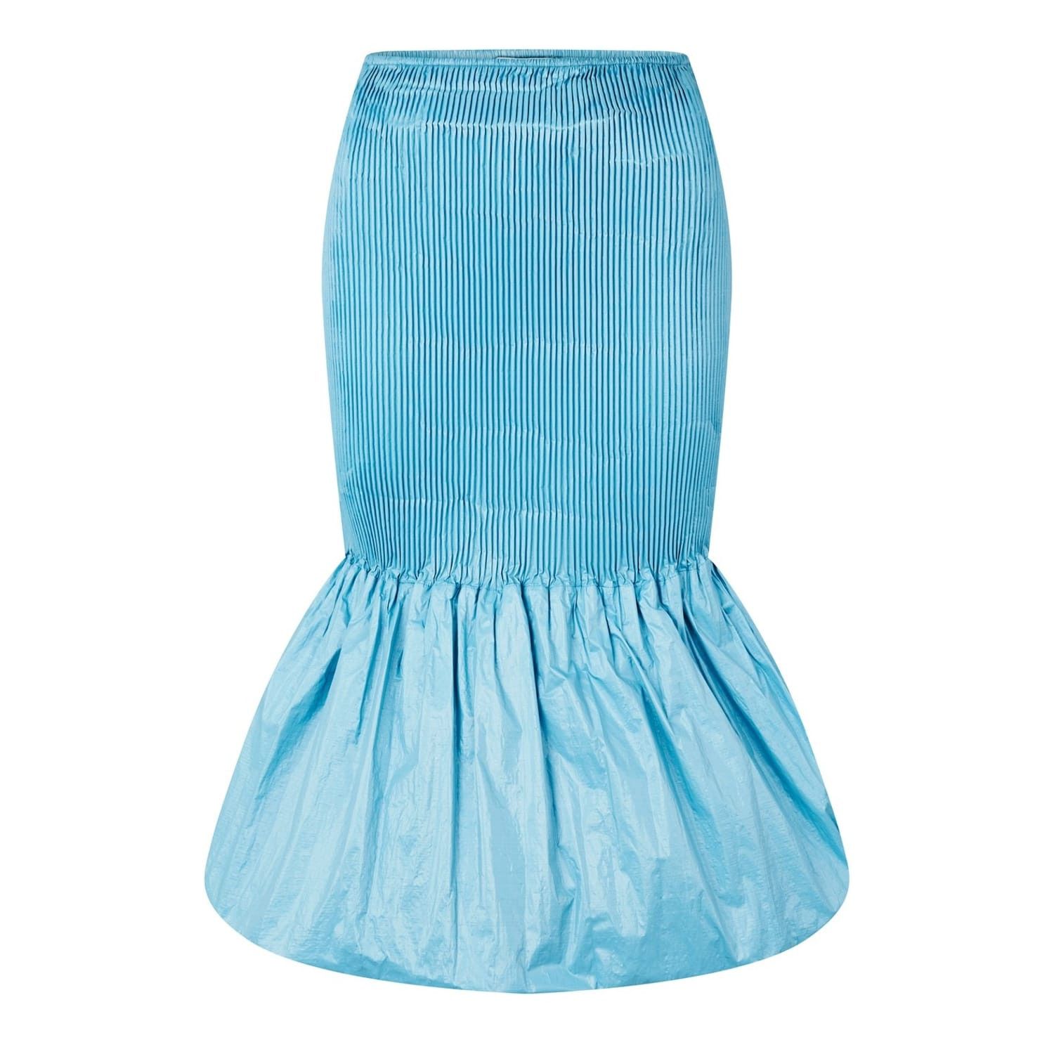 Bottega Veneta Bottega Veneta Bv Skirt in Blue Size 38" / US 16 / IT 52 - 1 Thumbnail