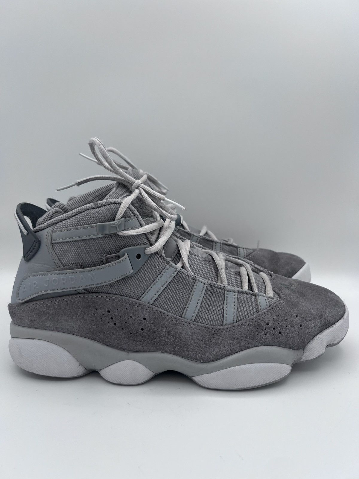 Jordan Brand Nike Jordan Mens 6 Rings Basketball Shoes Wolf Grey Sz 11 Size US 11 / EU 44 - 1 Thumbnail