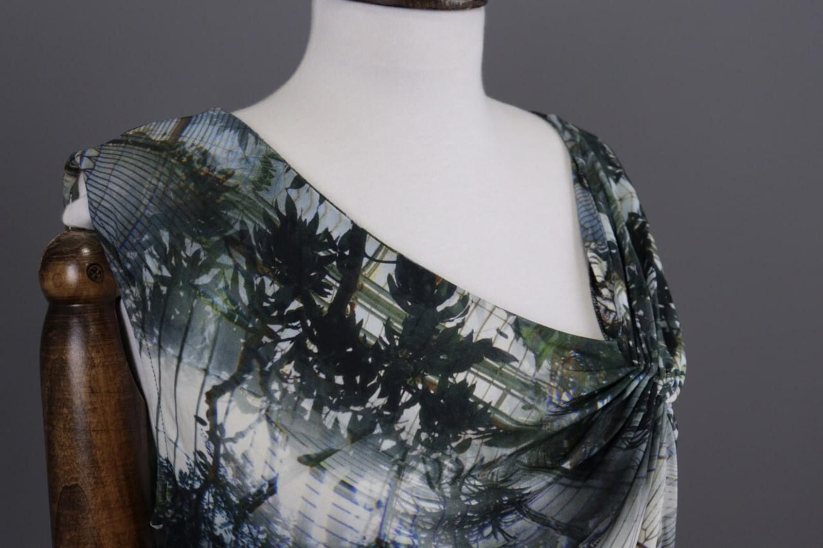 Escada Escada Multicoloer Asymmetrical Over Pint Top Shirt Size L Size M / US 6-8 / IT 42-44 - 6 Thumbnail