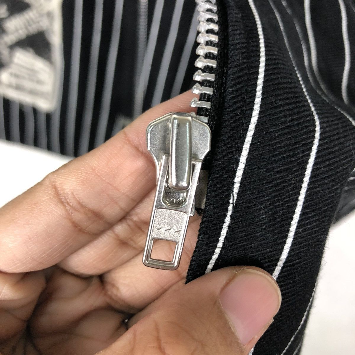 Japanese Brand BIKER TANKTOP SEX POT REVENGE FOR THE PUNK STRIPE PARACHUTE Size US M / EU 48-50 / 2 - 16 Thumbnail