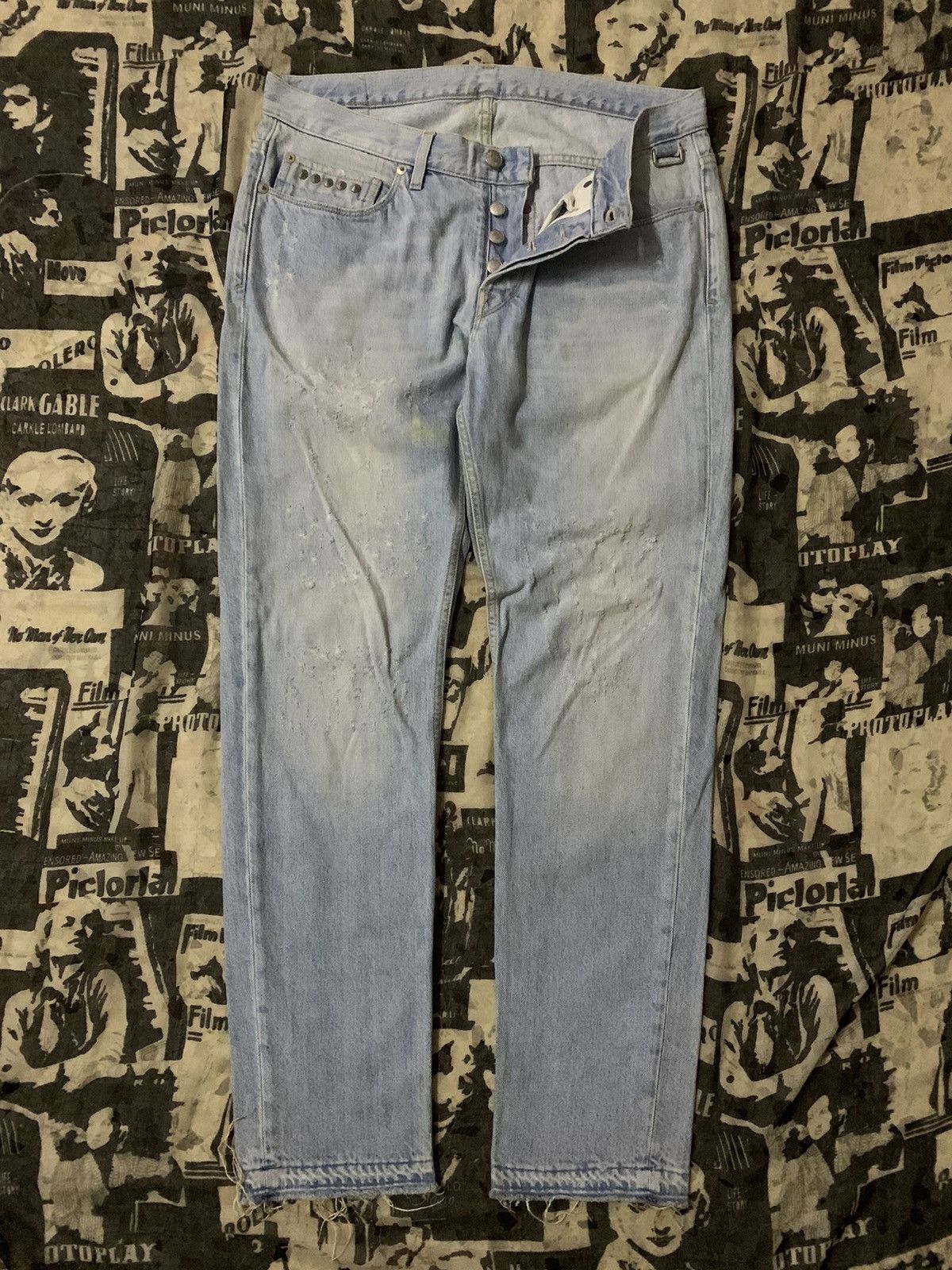 Zadig & Voltaire 💥Avant Garde Zadig&Voltaire Dustin Destroy Denim Size US 32 / EU 48 - 1 Thumbnail
