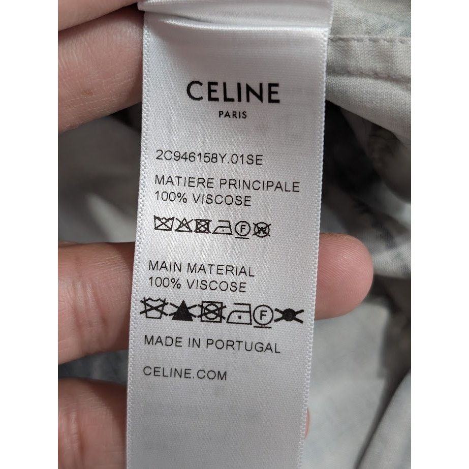 Celine o1rshd1 Button Shirt in Multicolor Size US S / EU 44-46 / 1 - 18 Thumbnail