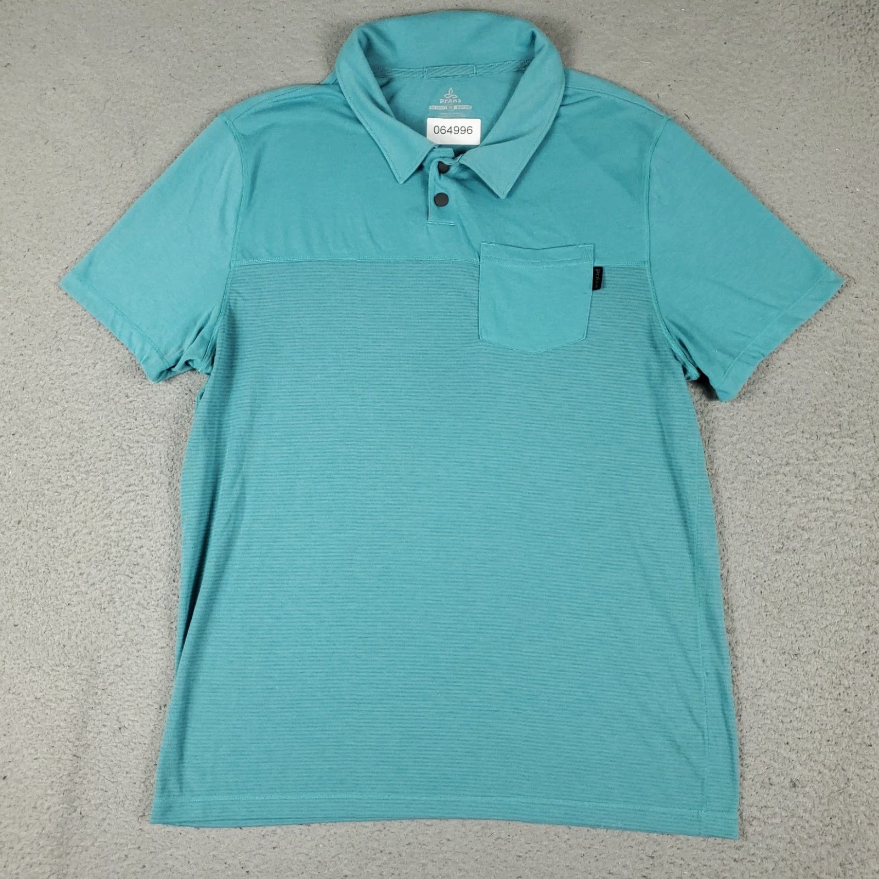 Prana prAna Polo Shirt Mens M Blue Pocket Golf Short Sleeve Adult Shirt Polo Blue Golf Casual Classic Modern Preppy Mens Size US M / EU 48-50 / 2 - 2 Thumbnail