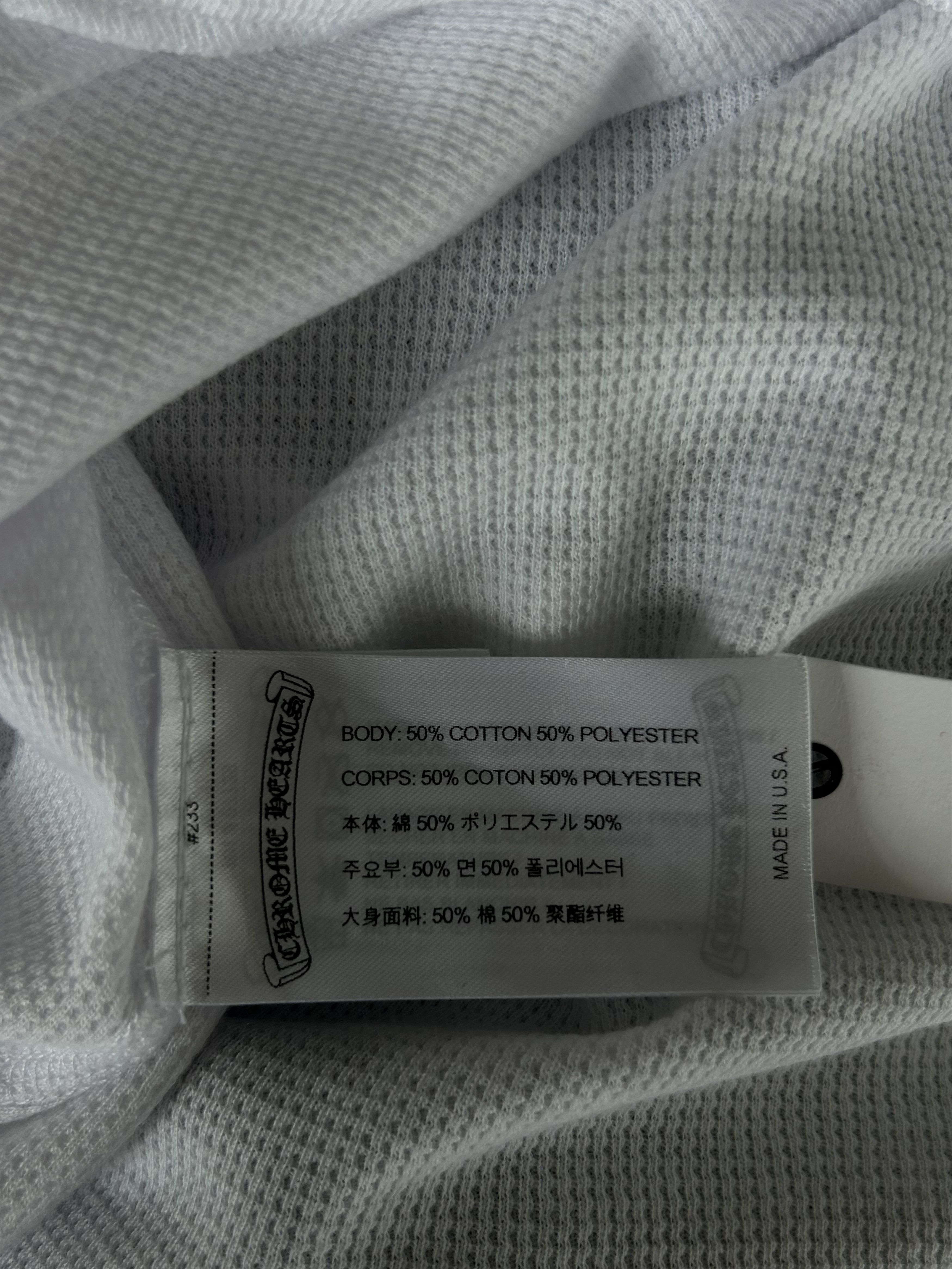Chrome Hearts White, Black & Pink Deadly Doll Thermal Longsleeve T-Shirt Size US XL / EU 56 / 4 - 4 Thumbnail