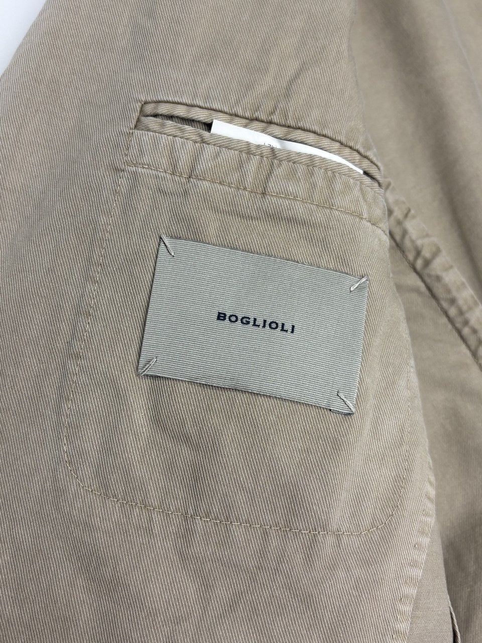 Boglioli Boglioli Washed Beige Blazer Jacket Size 46S - 16 Thumbnail