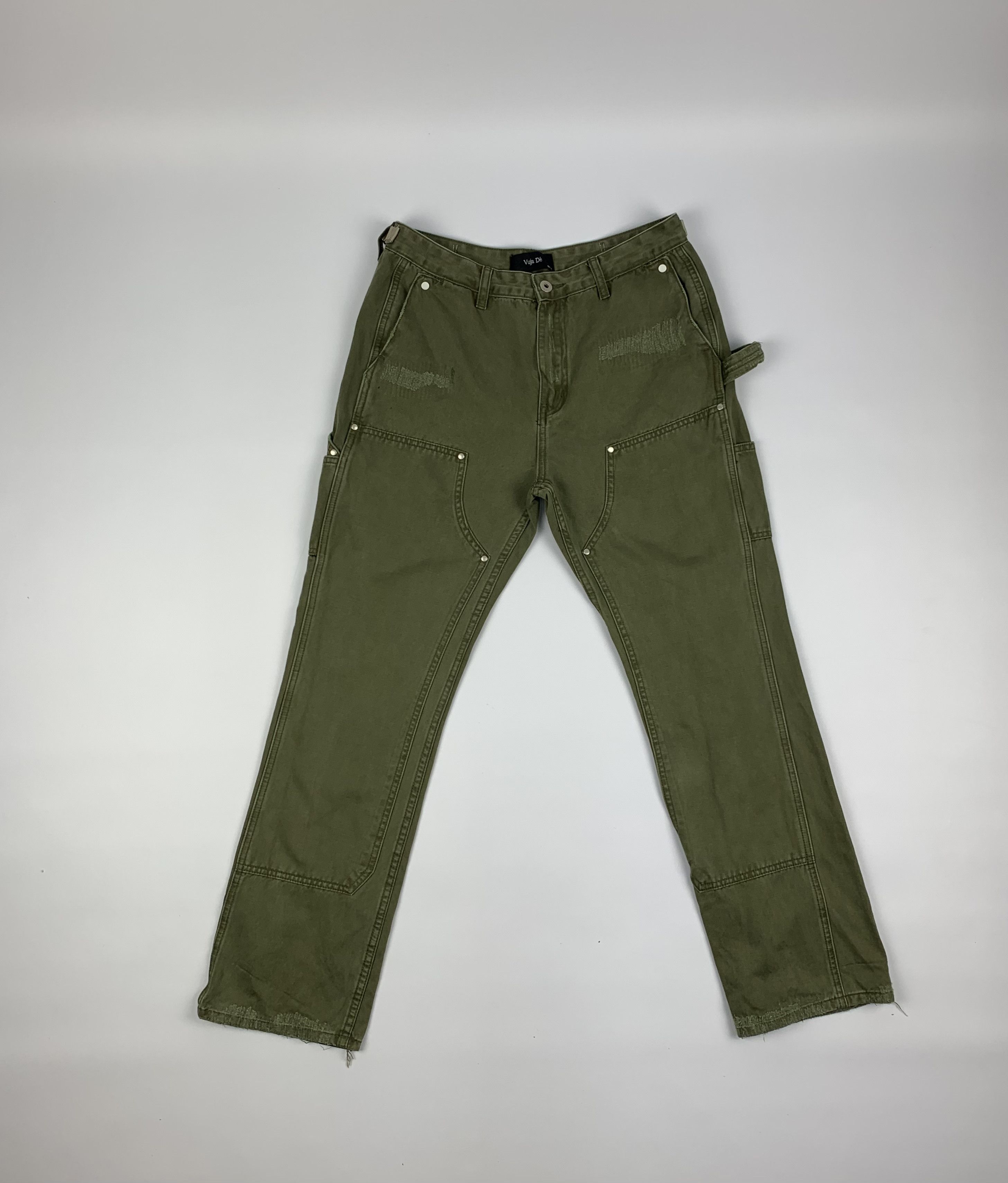 Vuja De Vuja De Doble Knee Work Pants Size 30" / US 8 / IT 44 - 1 Thumbnail