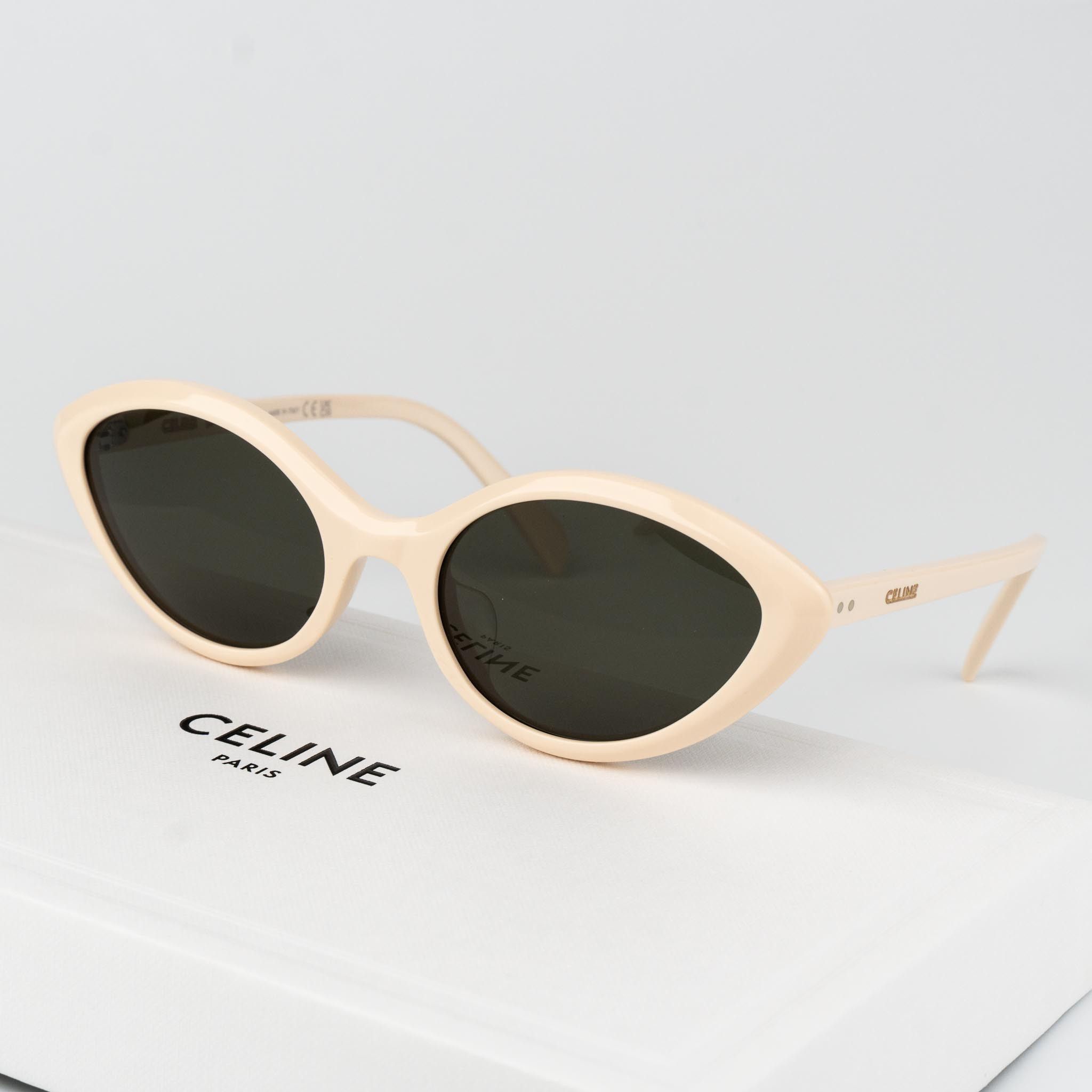 NEW Celine CL40244U 52F CELINE THIN Havana Gradient Women Geometric Sunglasses CELINE NEW CELINE CL40244U 52F WOMEN HAVANA SUNGLASSES  main image 2