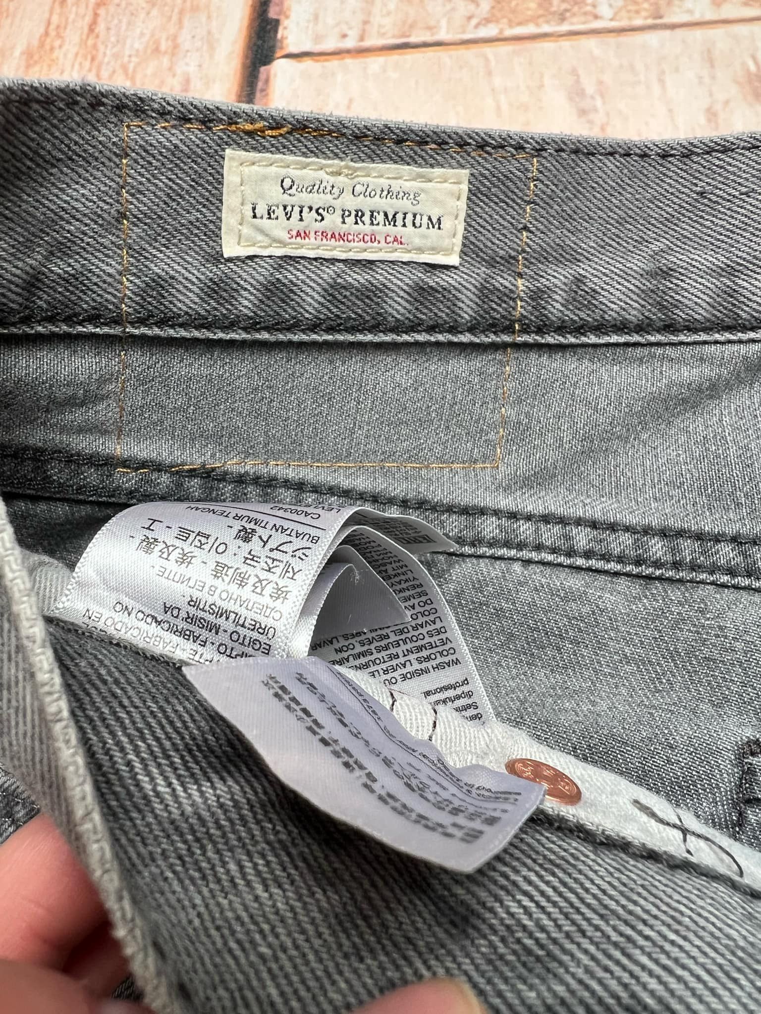 Levi's Levi's 501 denim pants 33x34 size Size US 33 - 5 Thumbnail