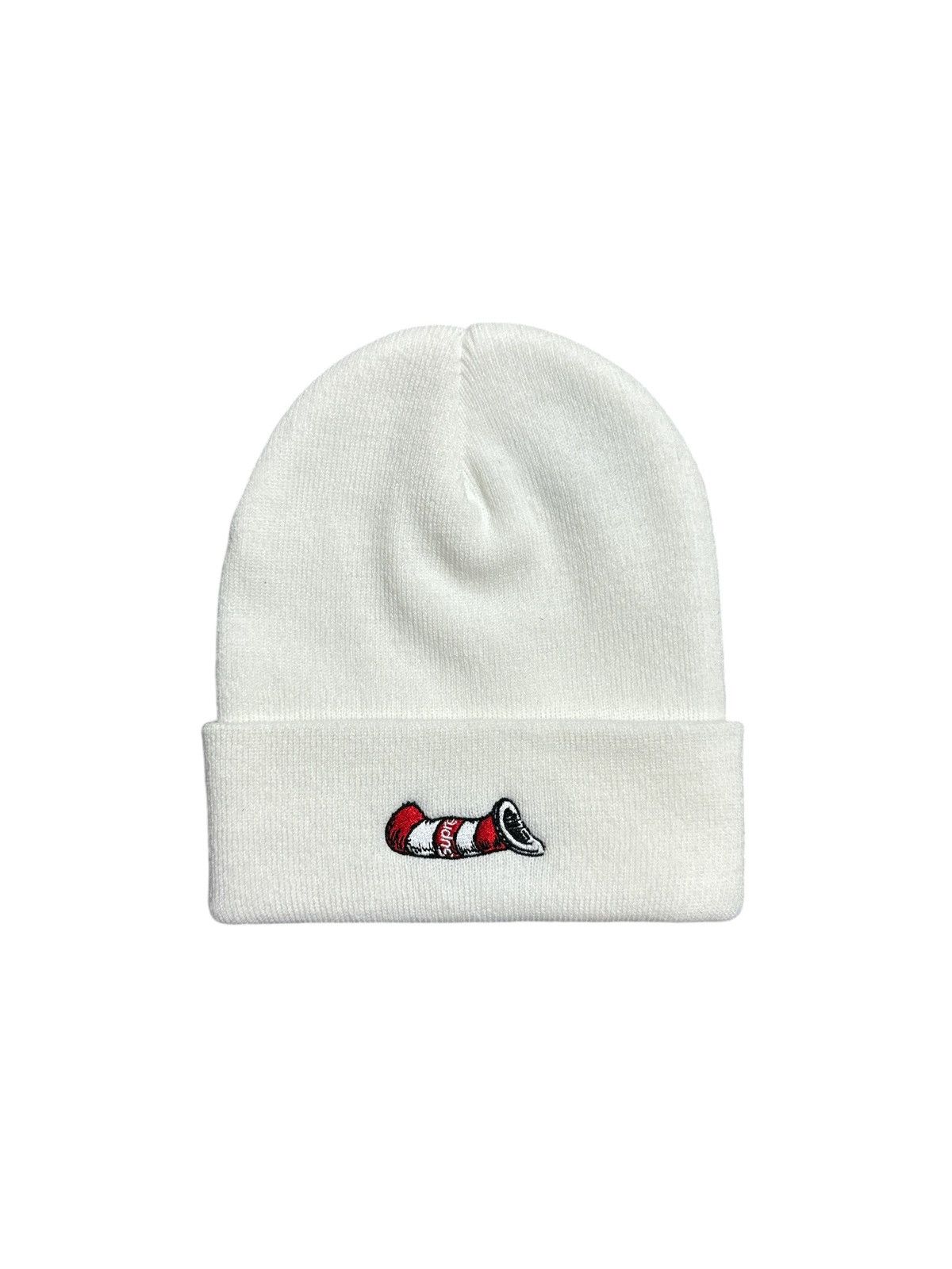 Supreme Supreme Cat In The Hat Beanie White New Size ONE SIZE - 1 Thumbnail