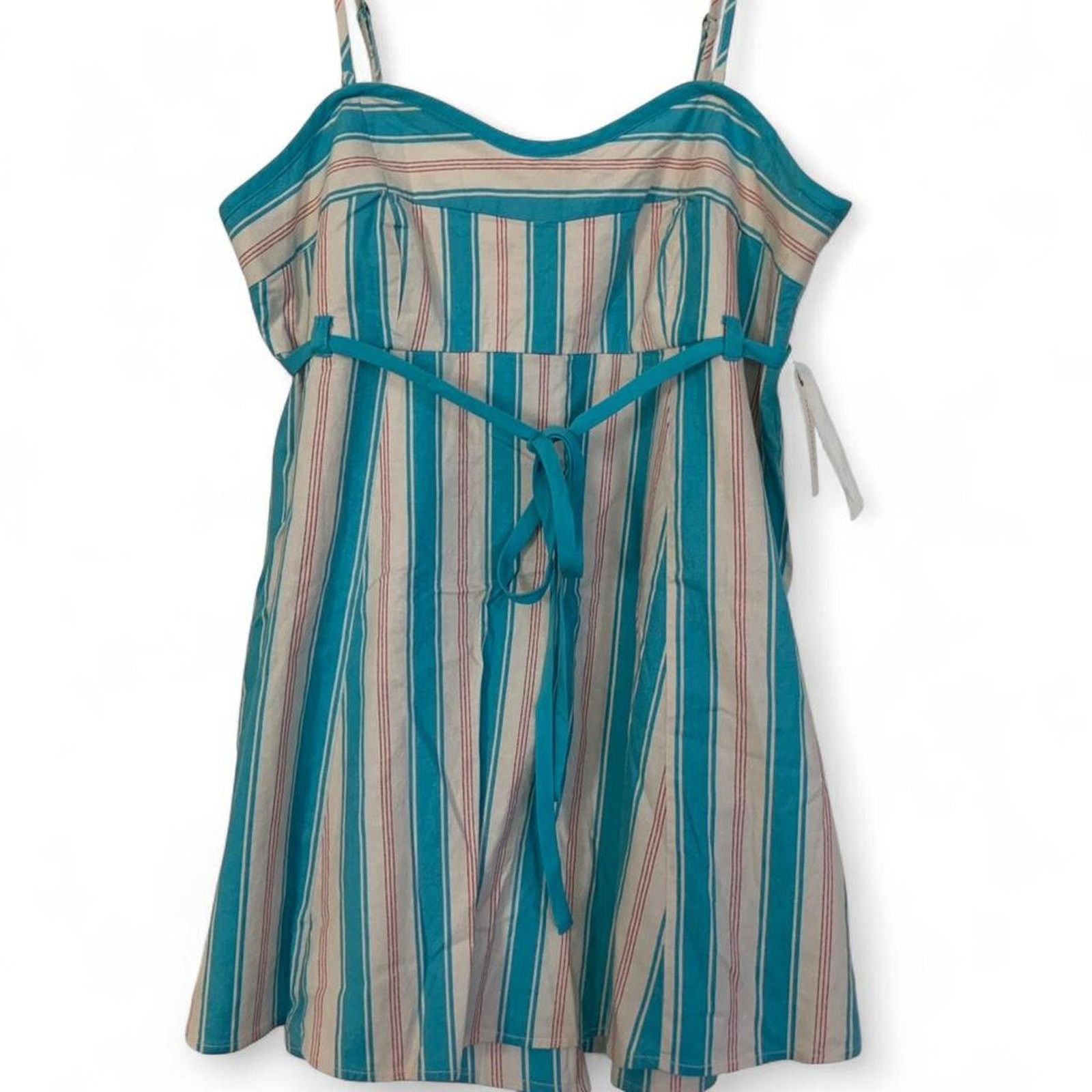 Anthropologie NWT Maeve x Anthropologie Babydoll Linen Blend Romper Size 34" / US 12 / IT 48 - 3 Thumbnail