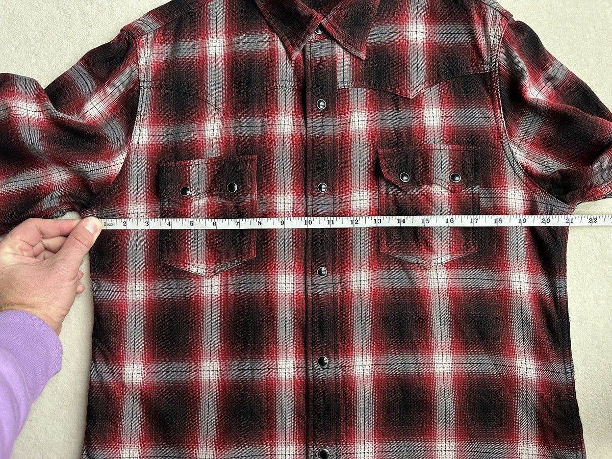 Saint Laurent Paris FW16 Saint Laurent Palladium red black flannel Hedi L Size US L / EU 52-54 / 3 - 8 Thumbnail
