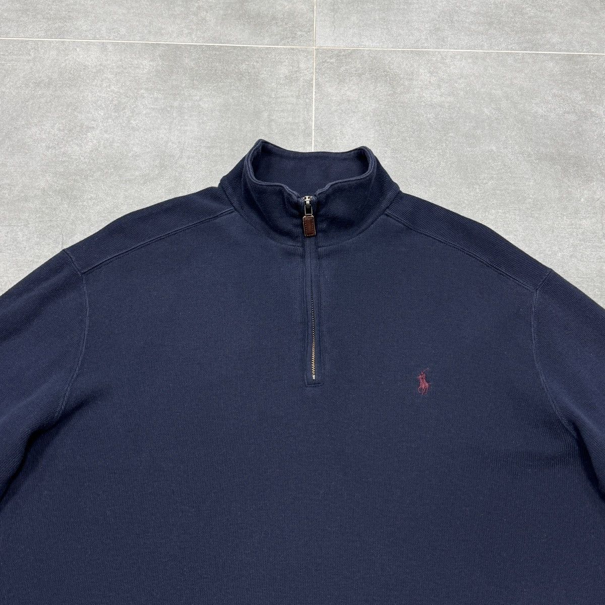 Polo Ralph Lauren × Vintage Vintage Polo Ralph Lauren 1/3 Zip Pullover Sweater Jumper Size US XL / EU 56 / 4 - 7 Thumbnail