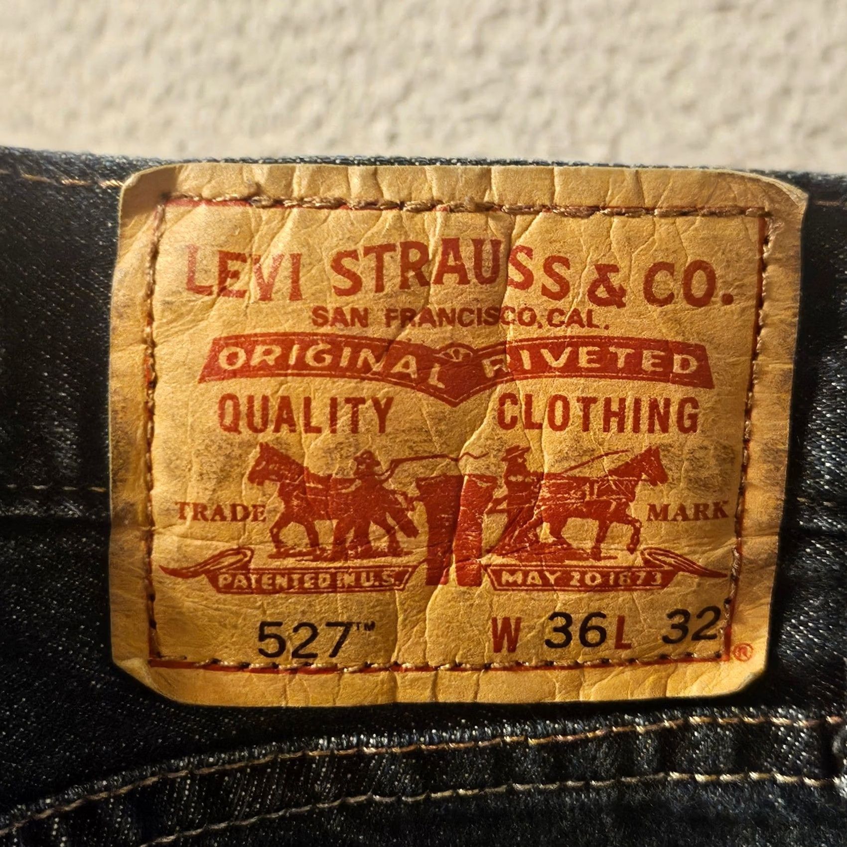 Levi's Levi's 527 Boot Cut Dark Wash Western Ranch Cowboy Jeans Mens 36x32 Size US 36 / EU 52 - 5 Thumbnail