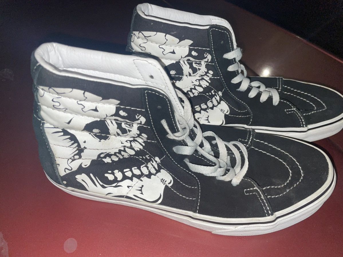 Vans Ski-High Glow in the Dark Skull Vans Size US 8.5 / EU 41-42 - 6 Thumbnail