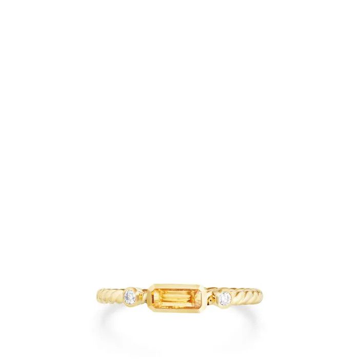 David Yurman o1w1db11025 R13715D / Size 9 / Stack Ring in Golden Size ONE SIZE - 2 Thumbnail