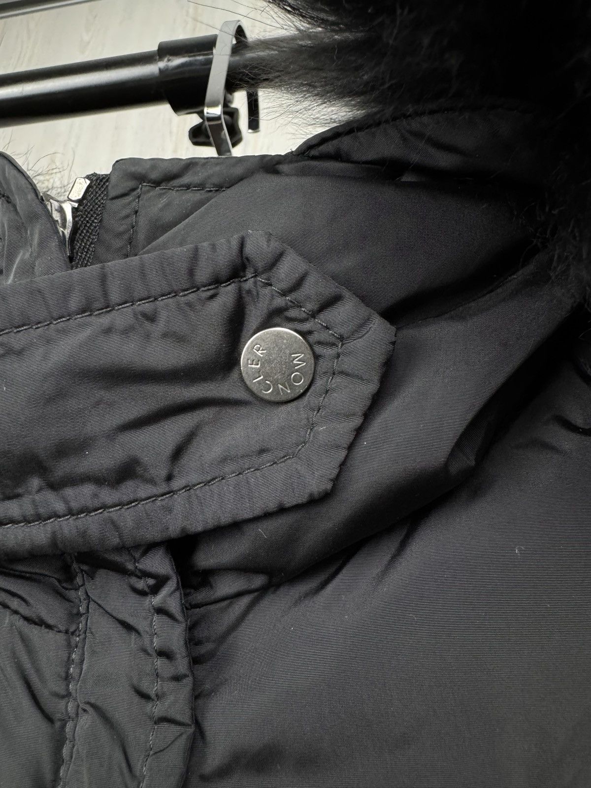 Moncler Moncler Black real fur long down jacket women’s size 0 Size XS / US 0-2 / IT 36-38 - 10 Thumbnail