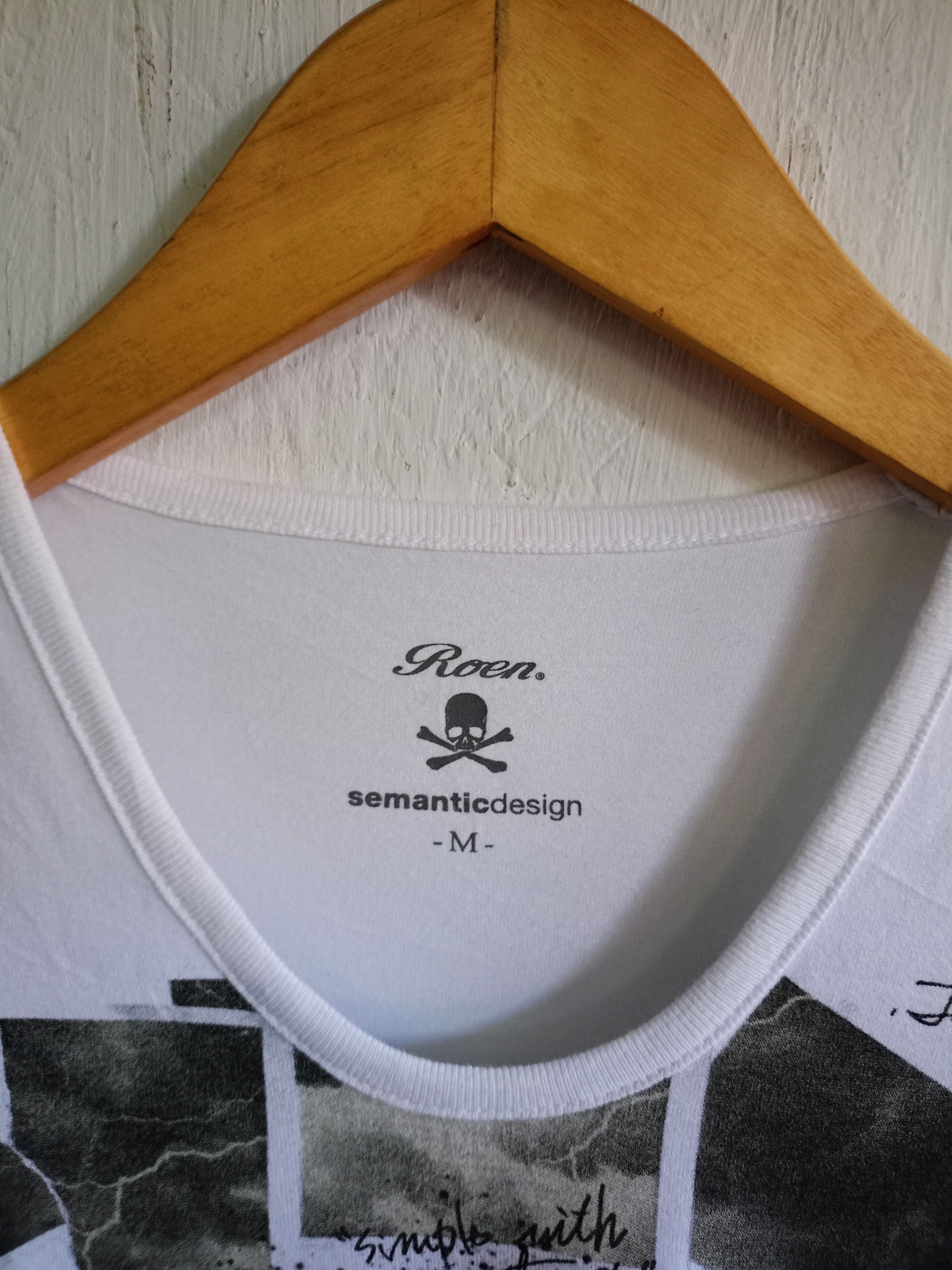 Japanese Brand Semantic Design x Roen long Sleeve t-shirt Size US M / EU 48-50 / 2 - 5 Thumbnail