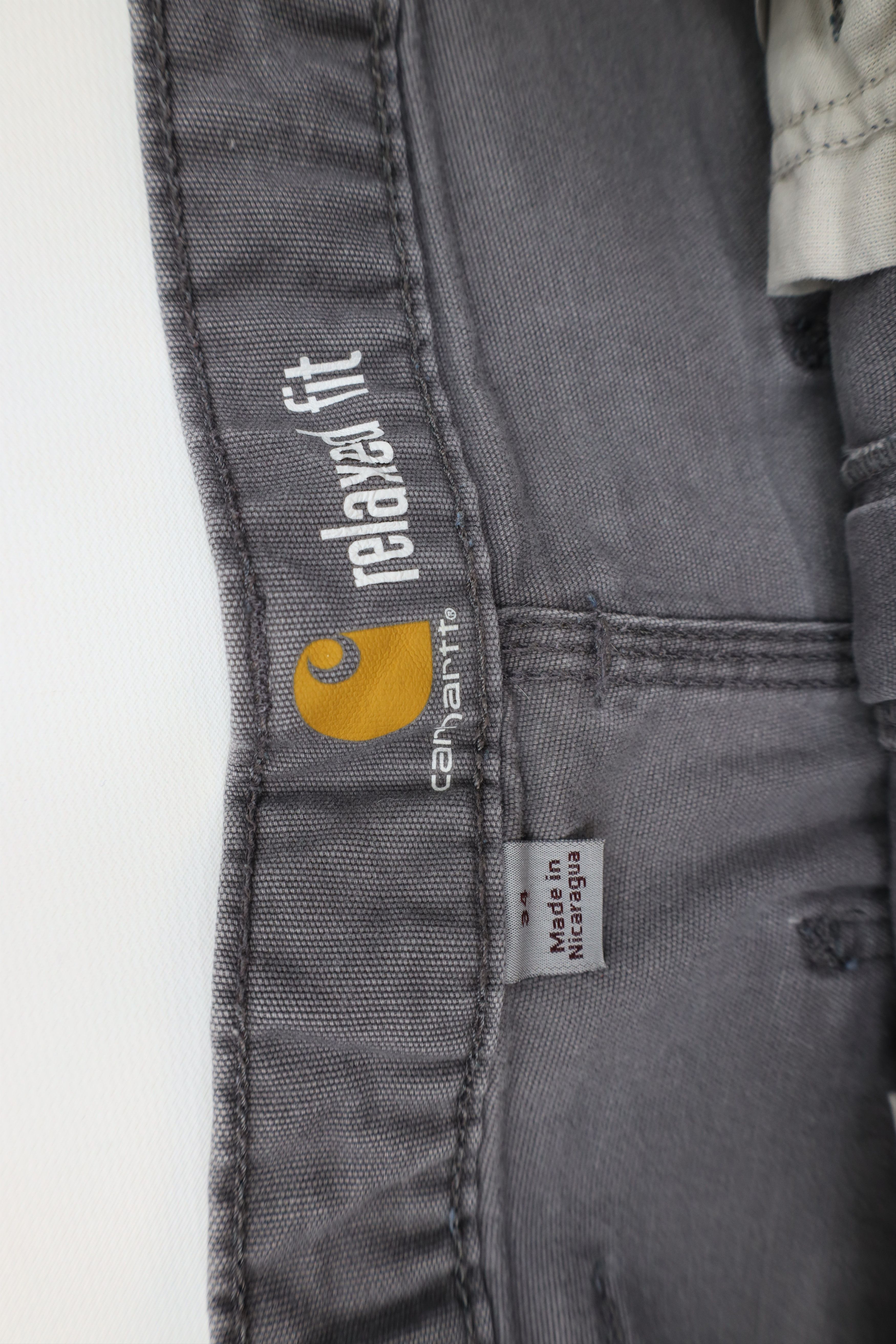 Carhartt Vintage Y2K Carhartt Spell Canvas Relaxed Fit Shorts Gray Size US 34 / EU 50 - 7 Thumbnail