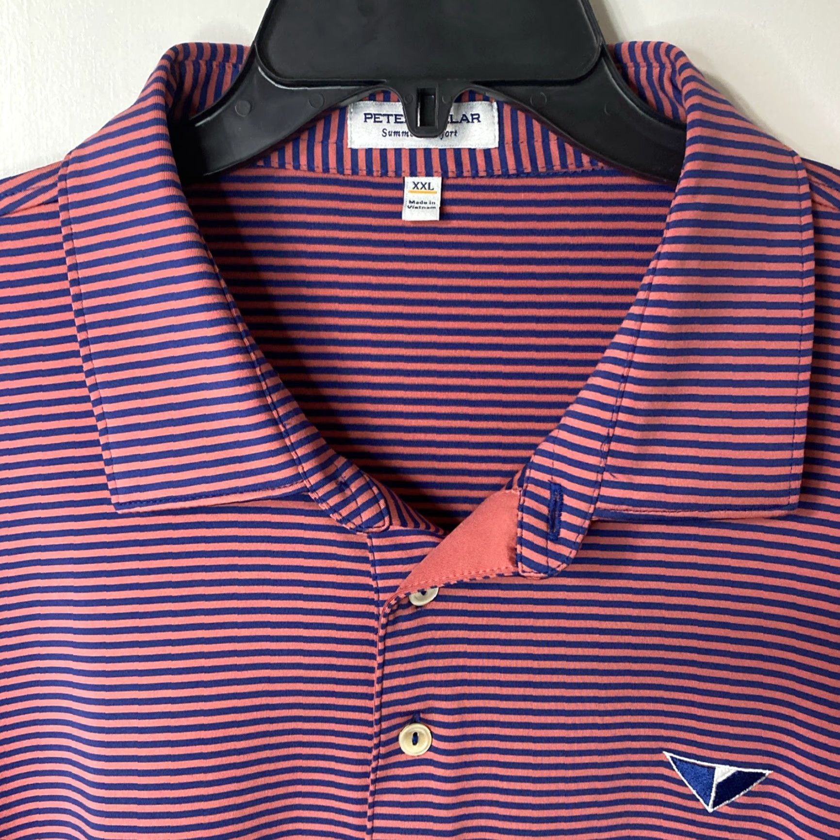 Peter Millar Peter Millar Polo Mens 2XL Summer Comfort Short Embroidered Logo Golf Multicolor Size US XXL / EU 58 / 5 - 6 Thumbnail